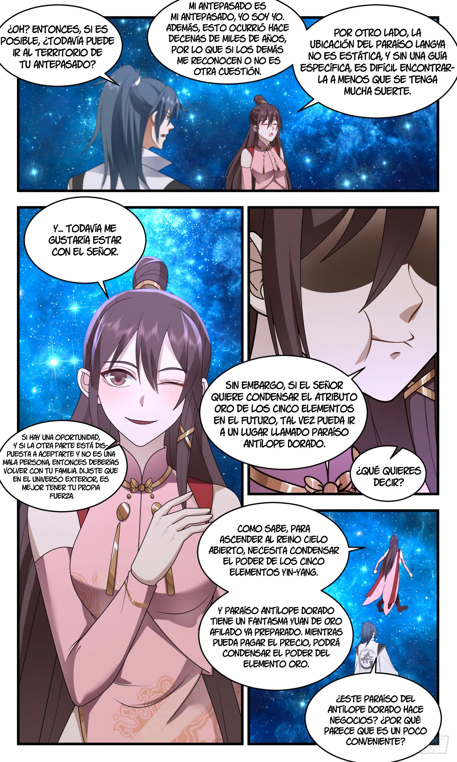 Martial Peak Capítulo 2577 - Página 3 en español
