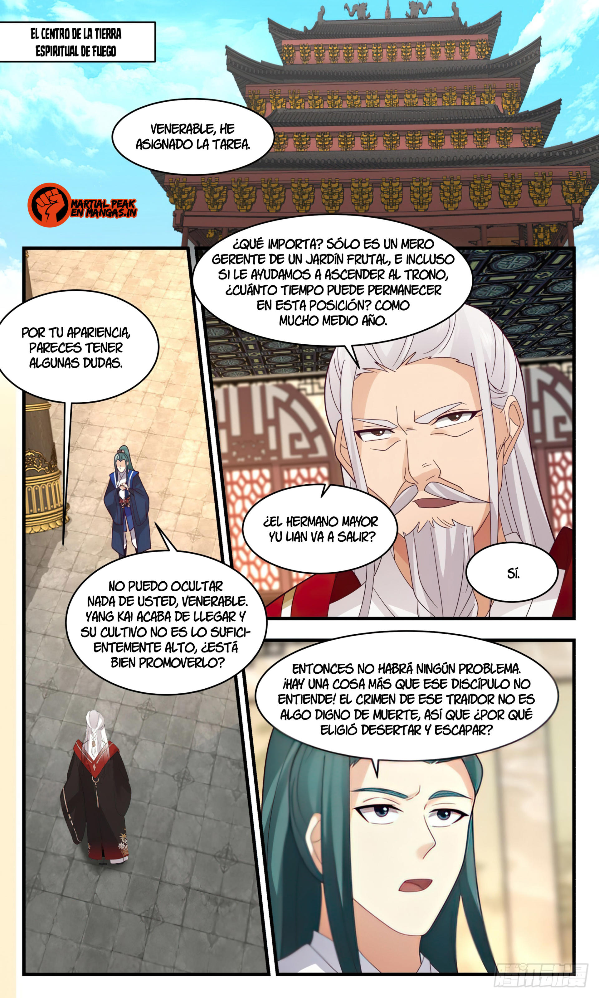 Martial Peak Capítulo 2594 - Página 12 en español