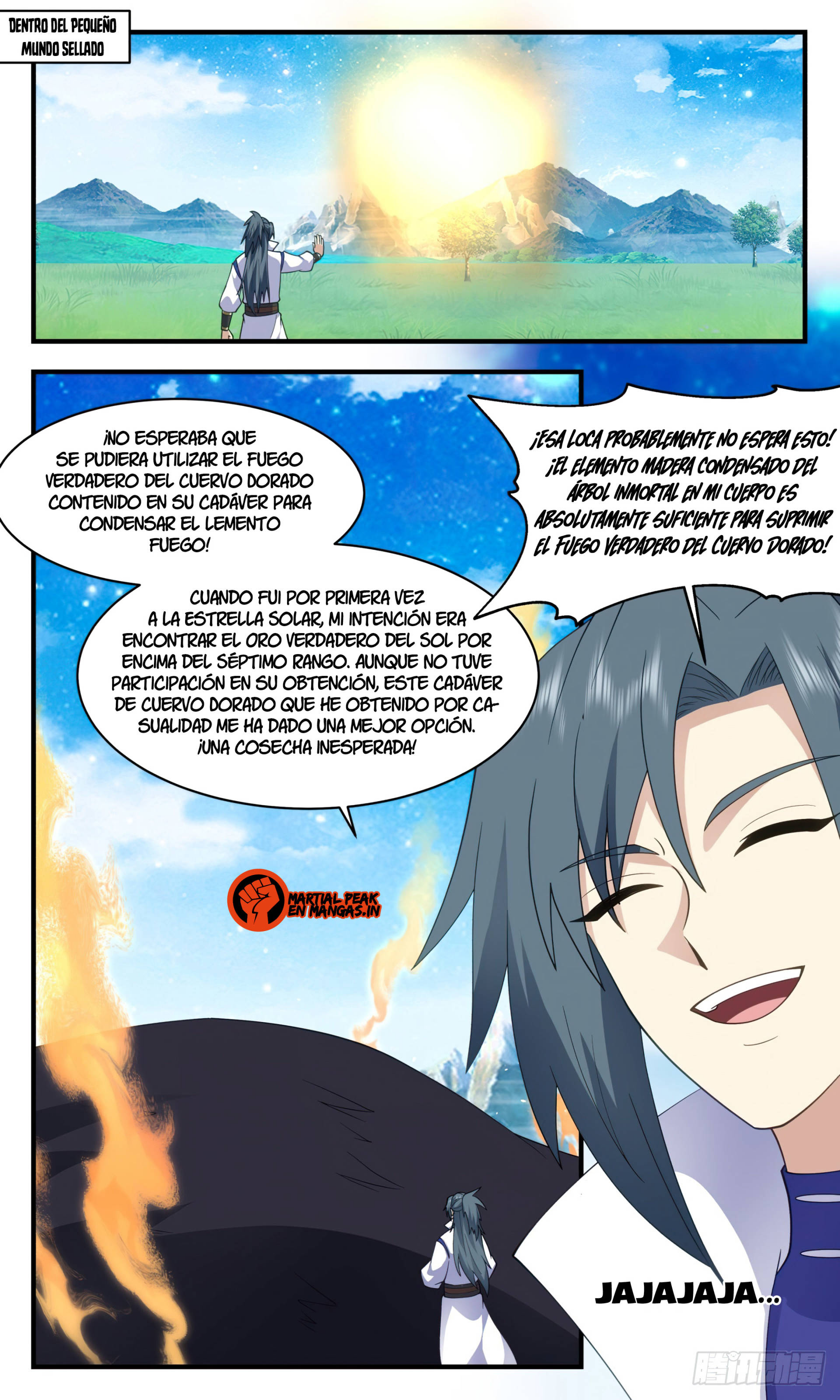 Martial Peak Capítulo 2613 - Página 12 en español