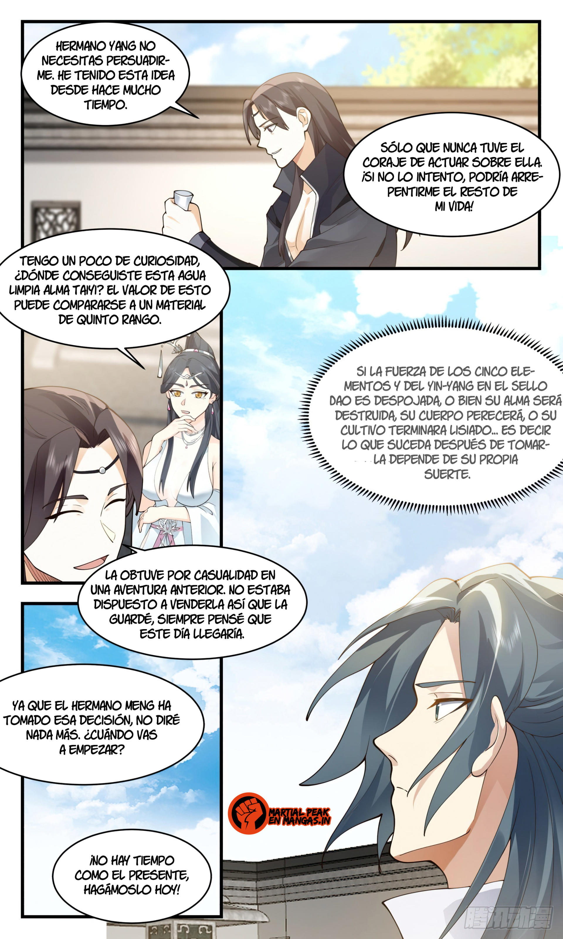 Martial Peak Capítulo 2646 - Página 6 en español