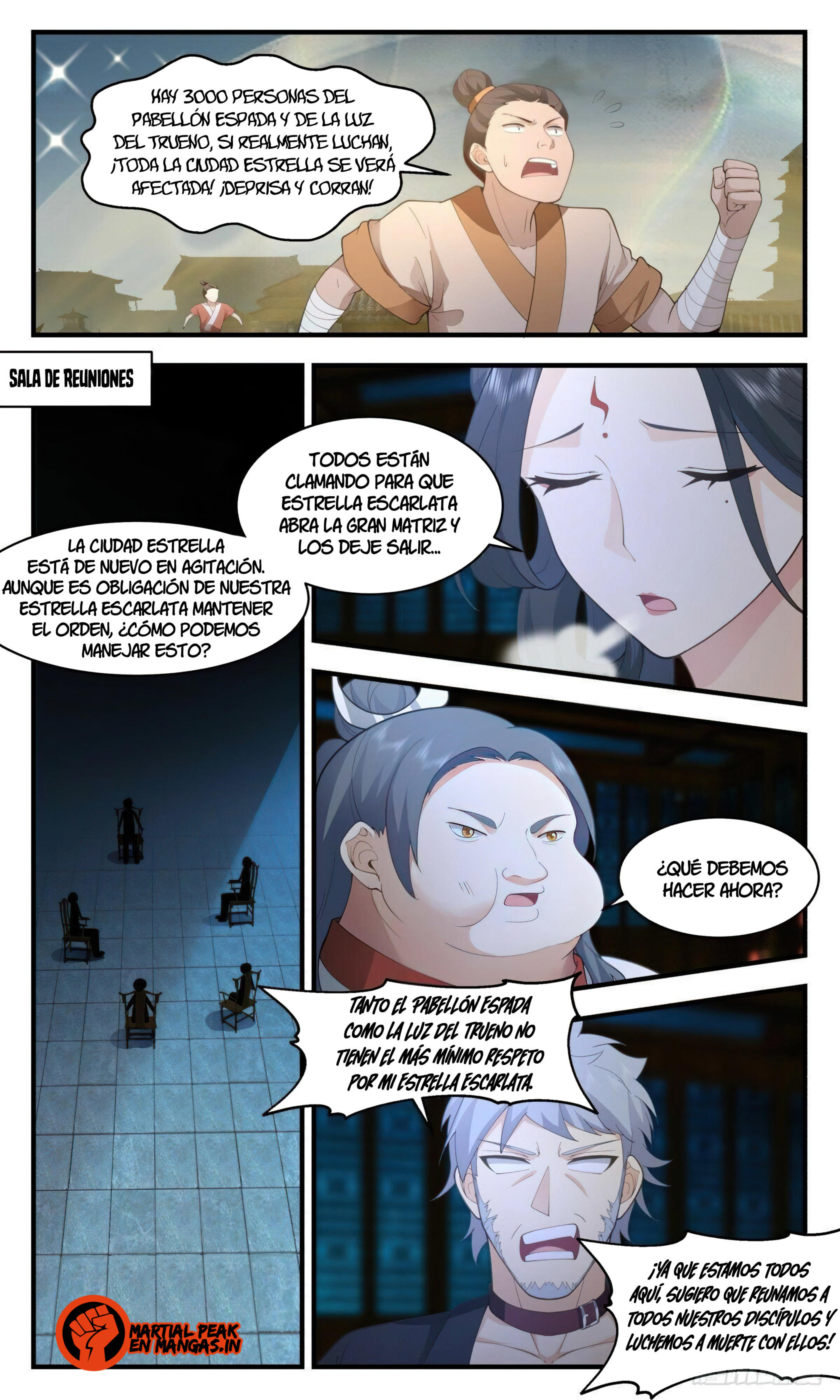 Martial Peak Capítulo 2655 - Página 11 en español