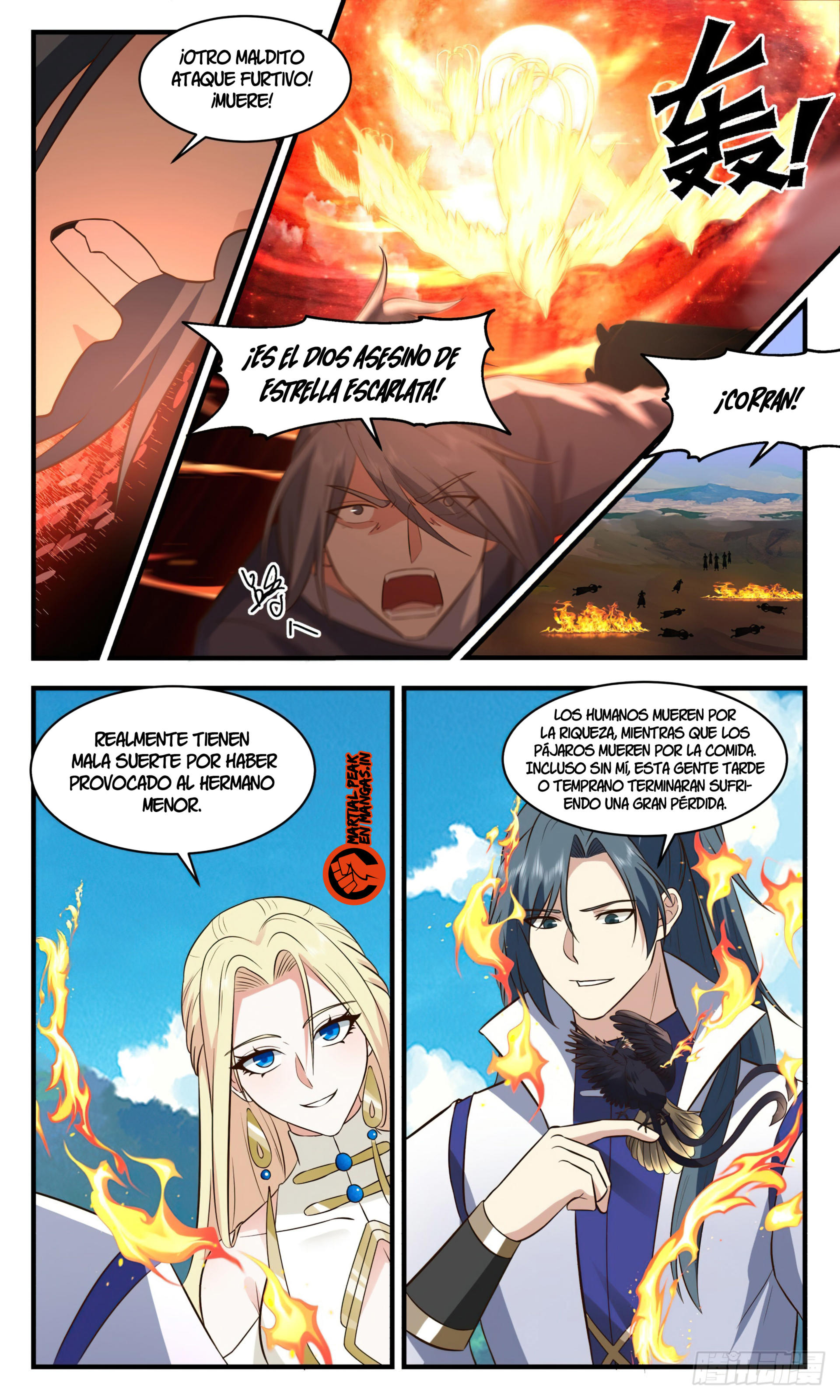 Martial Peak Capítulo 2677 - Página 9 en español