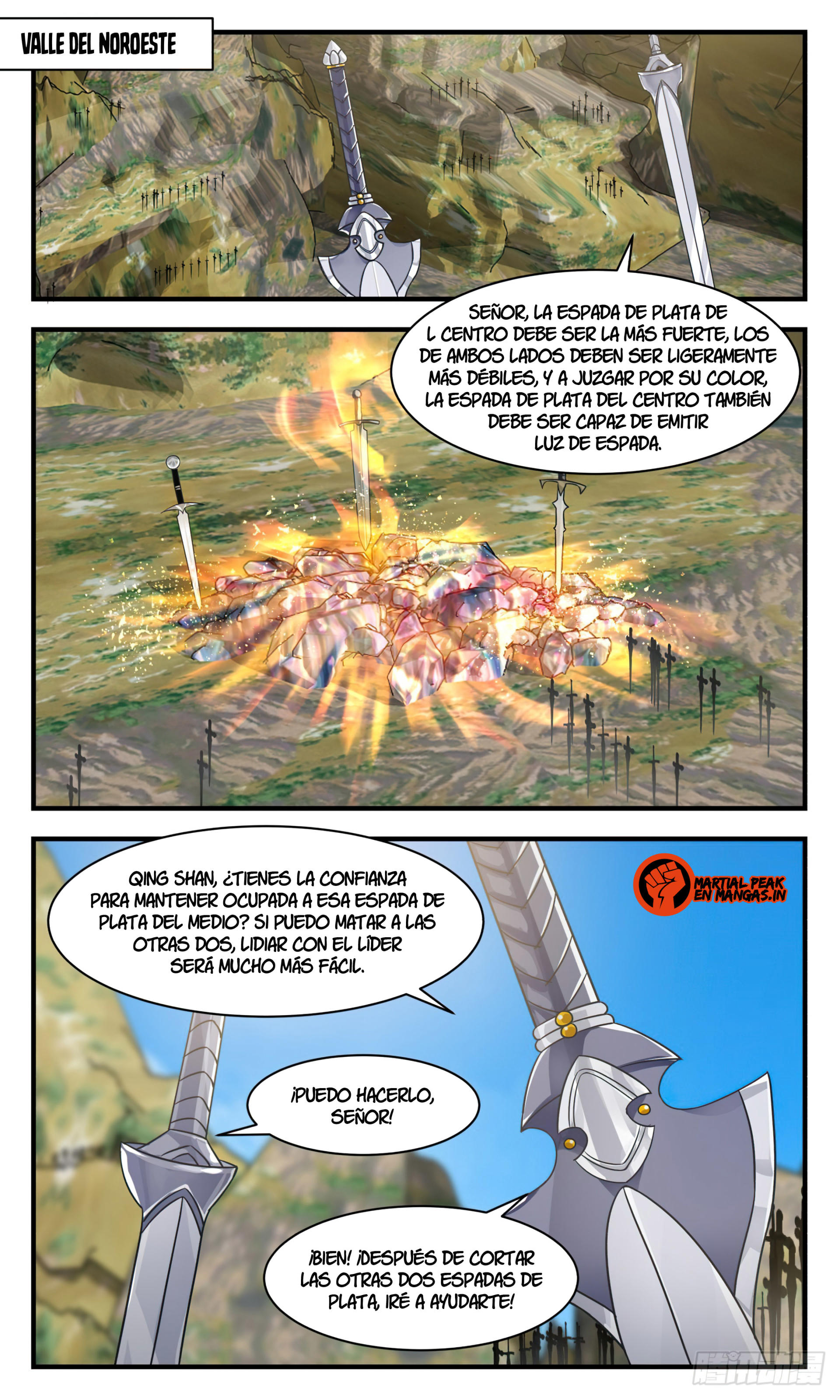 Martial Peak Capítulo 2687 - Página 9 en español