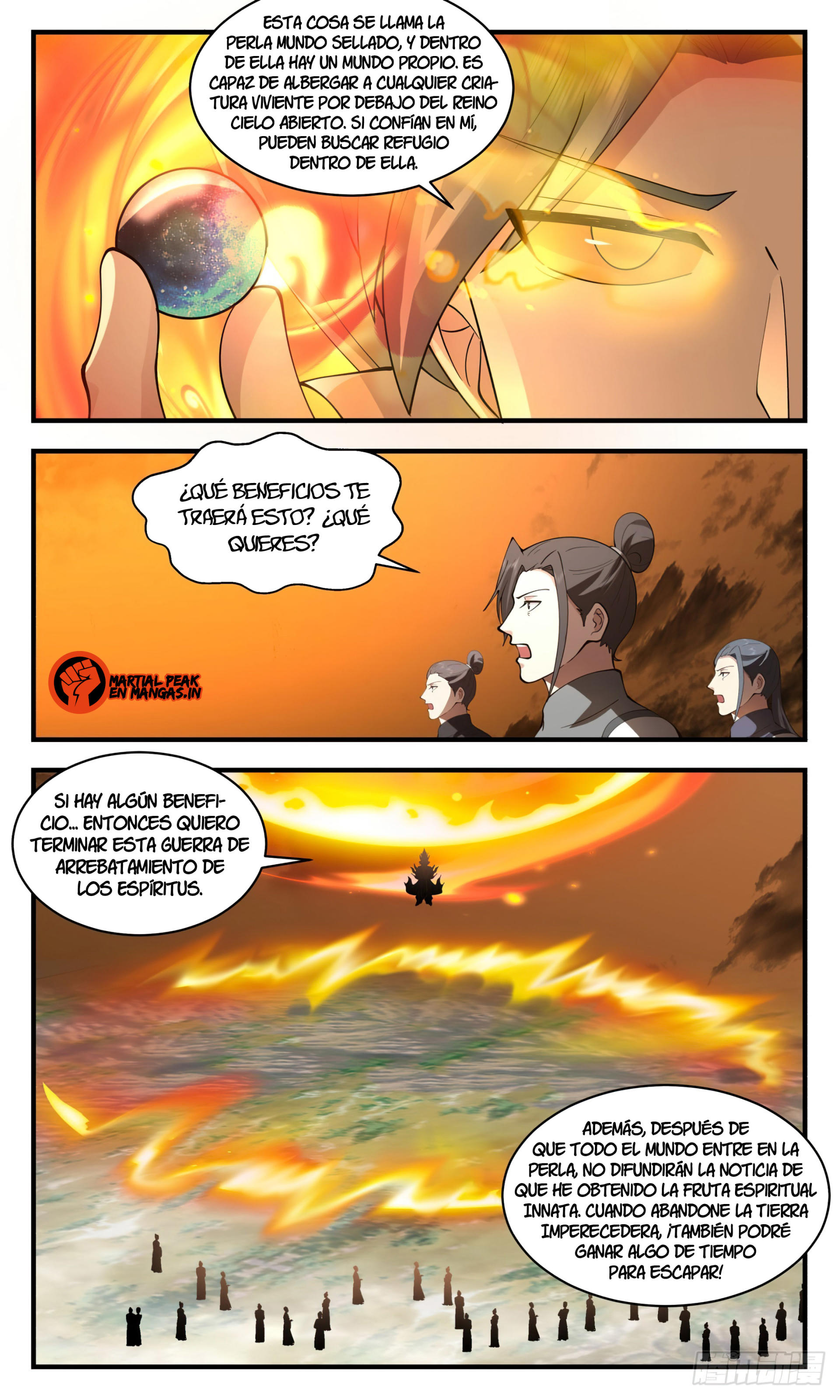 Martial Peak Capítulo 2691 - Página 8 en español