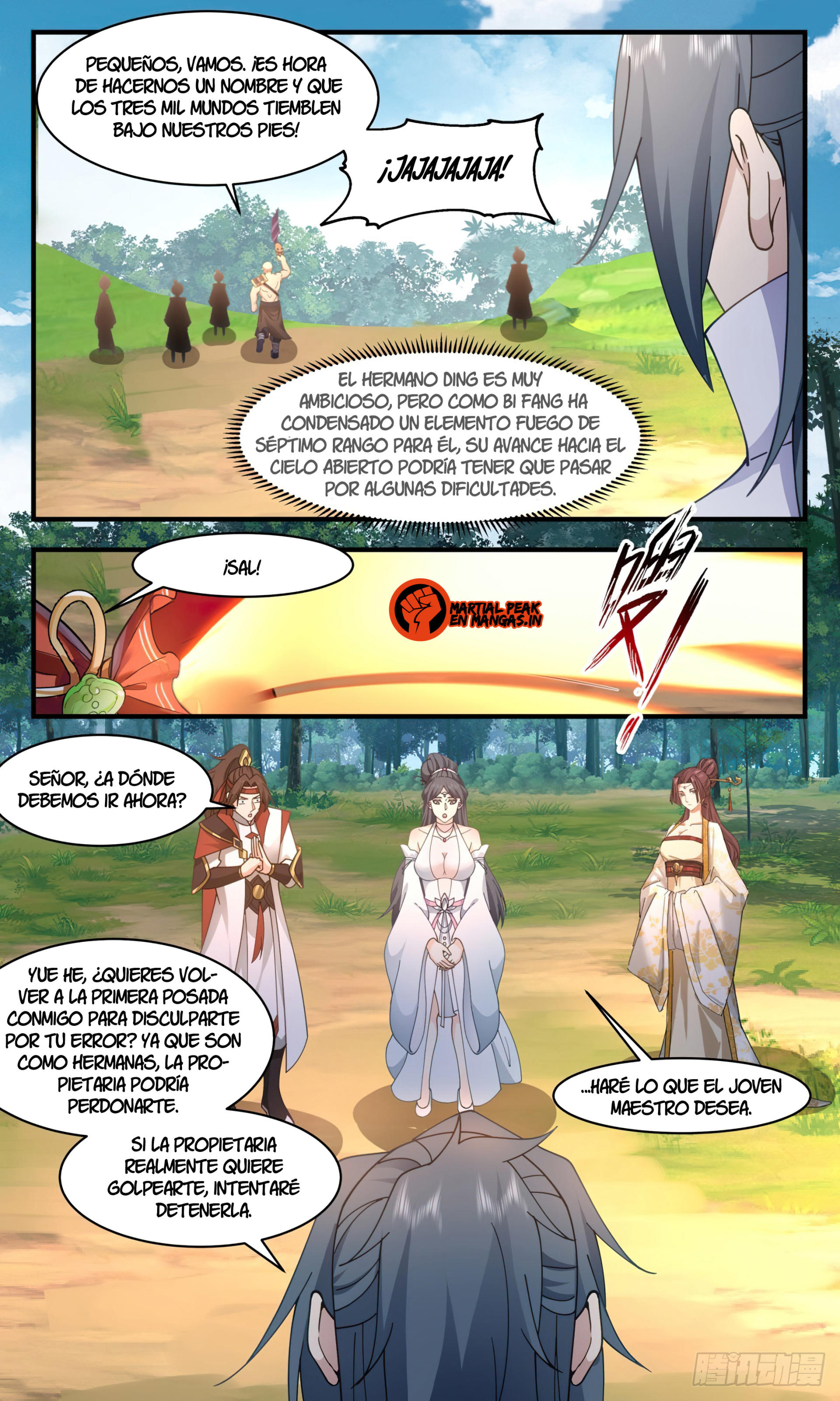 Martial Peak Capítulo 2693 - Página 5 en español