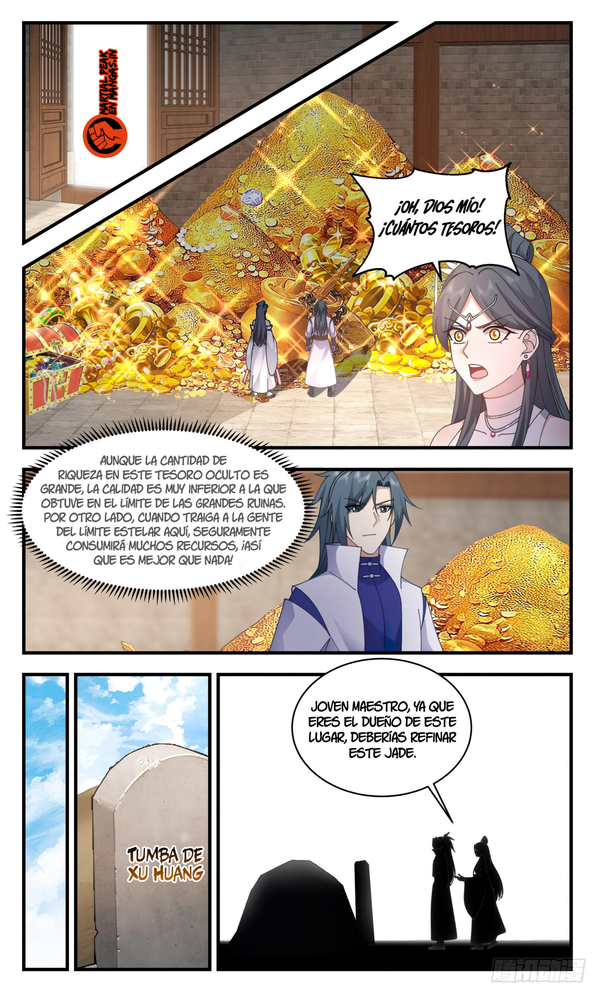 Martial Peak Capítulo 2700 - Página 12 en español
