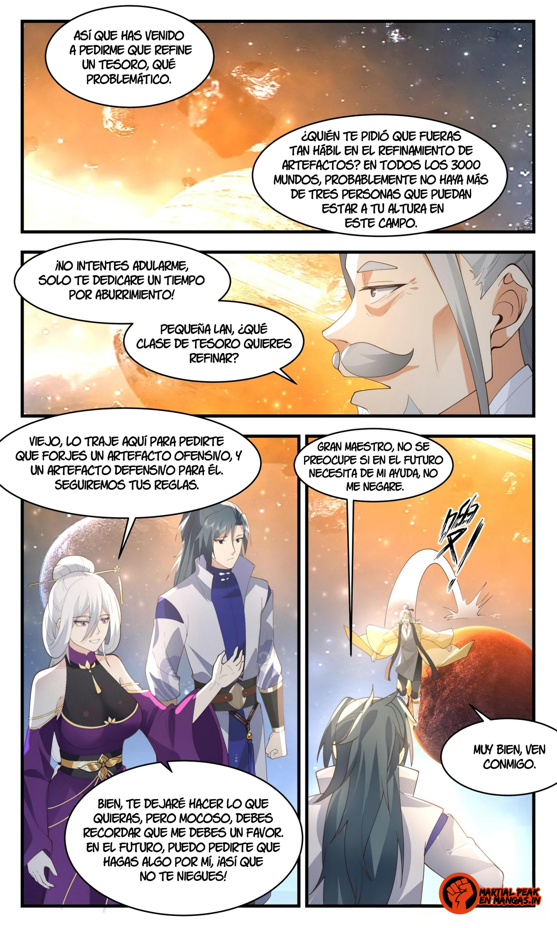 Martial Peak Capítulo 2704 - Página 8 en español
