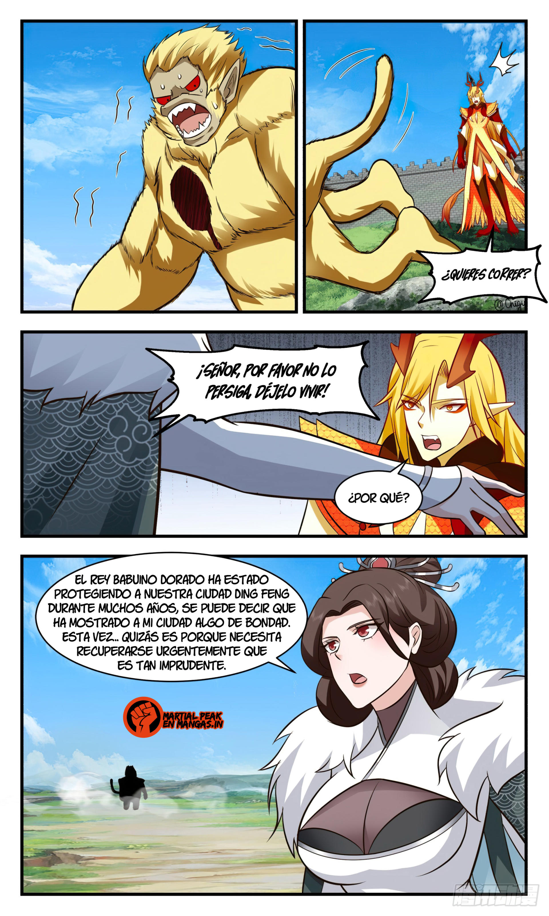 Martial Peak Capítulo 2745 - Página 12 en español