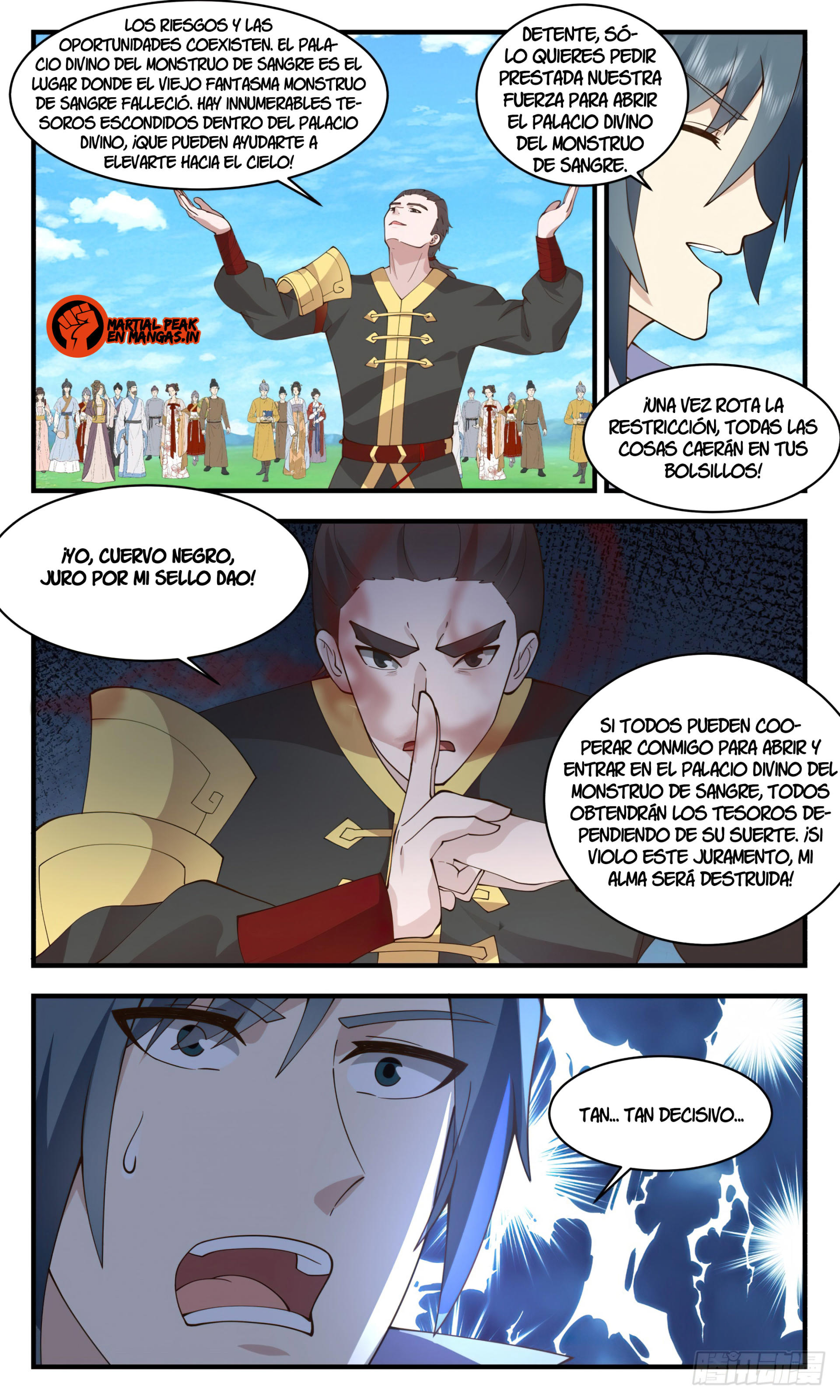 Martial Peak Capítulo 2748 - Página 10 en español