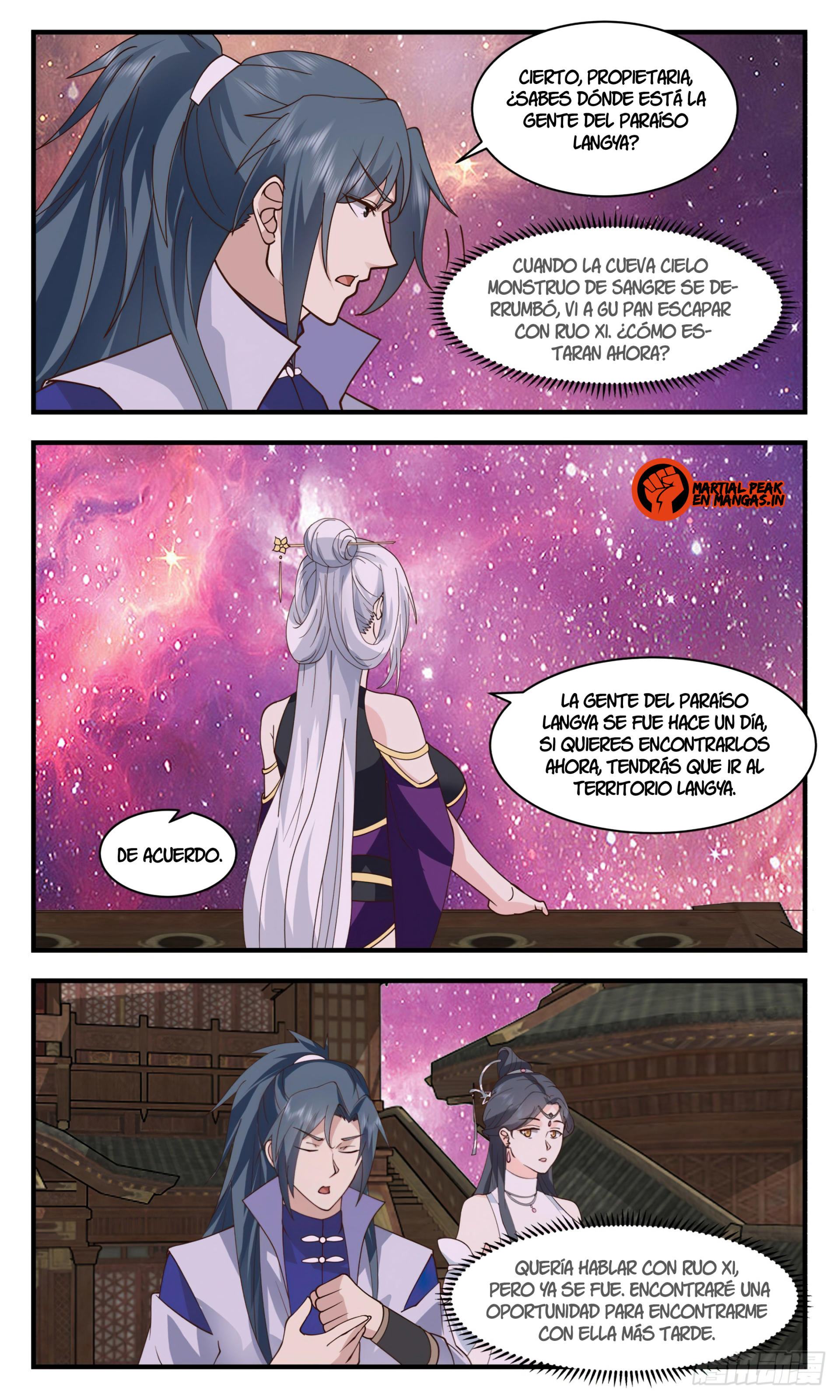 Martial Peak Capítulo 2756 - Página 3 en español