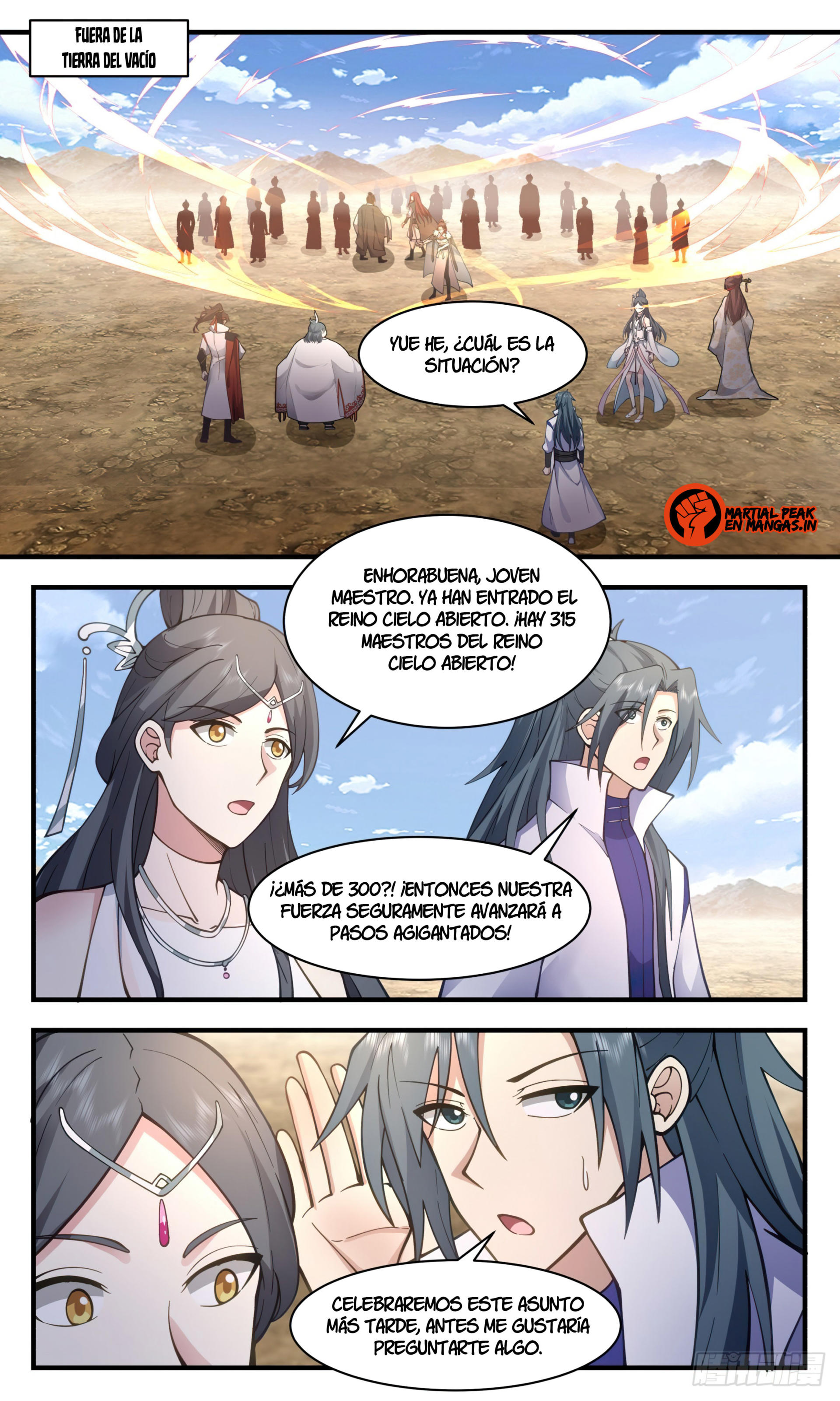 Martial Peak Capítulo 2760 - Página 3 en español