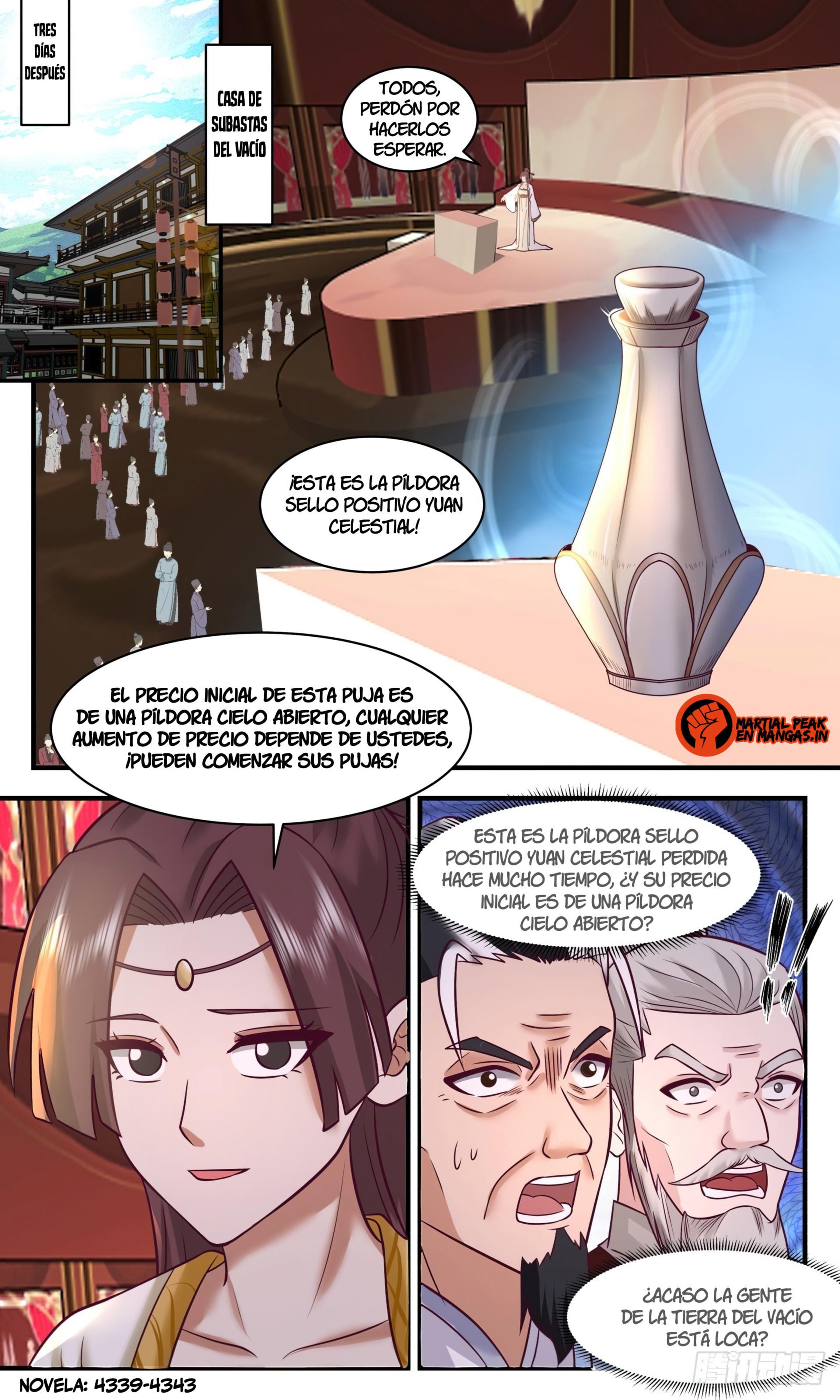 Martial Peak Capítulo 2770 - Página 13 en español