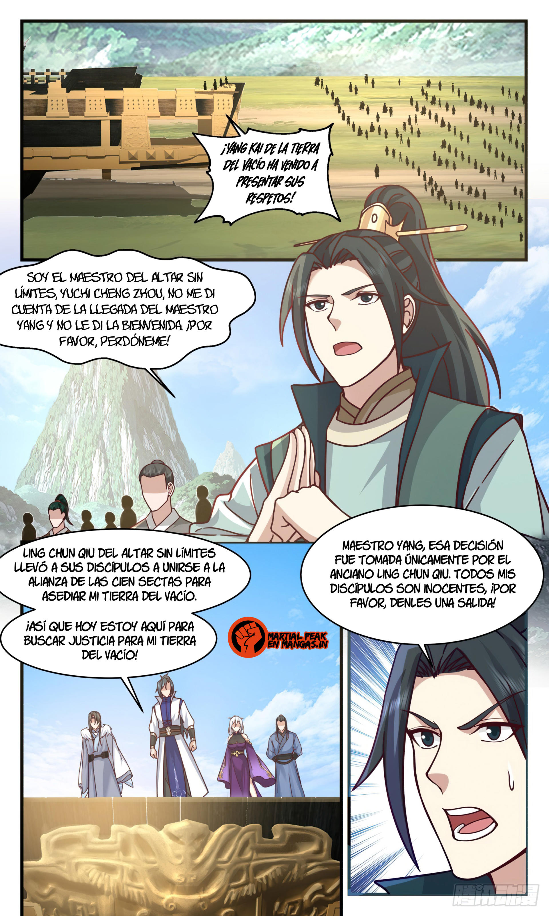 Martial Peak Capítulo 2800 - Página 3 en español