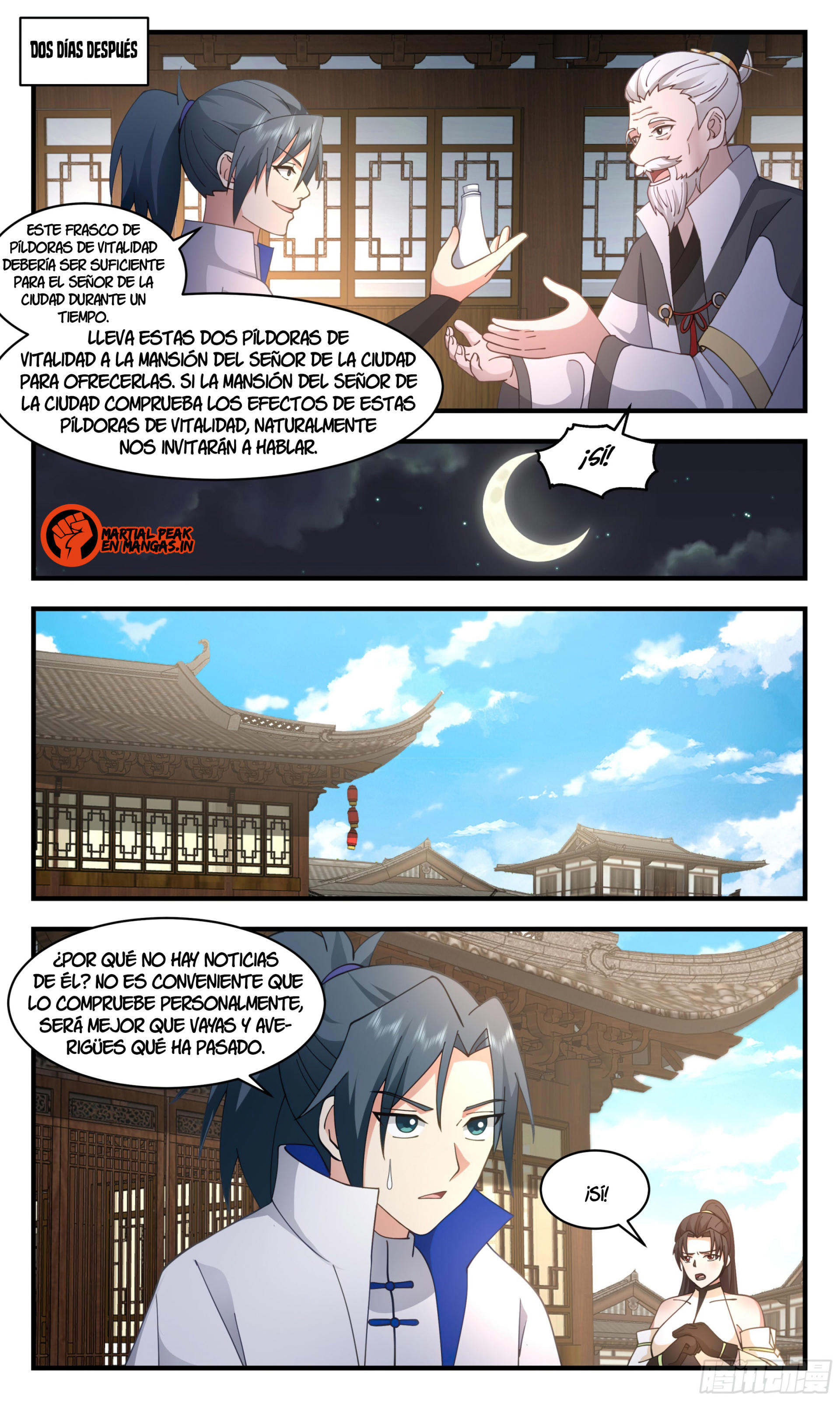 Martial Peak Capítulo 2828 - Página 9 en español