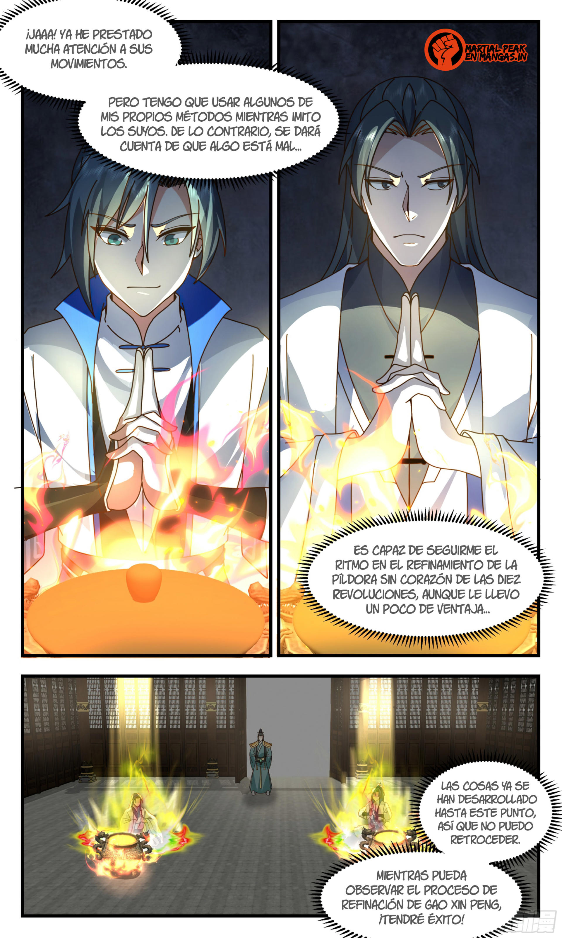 Martial Peak Capítulo 2832 - Página 3 en español