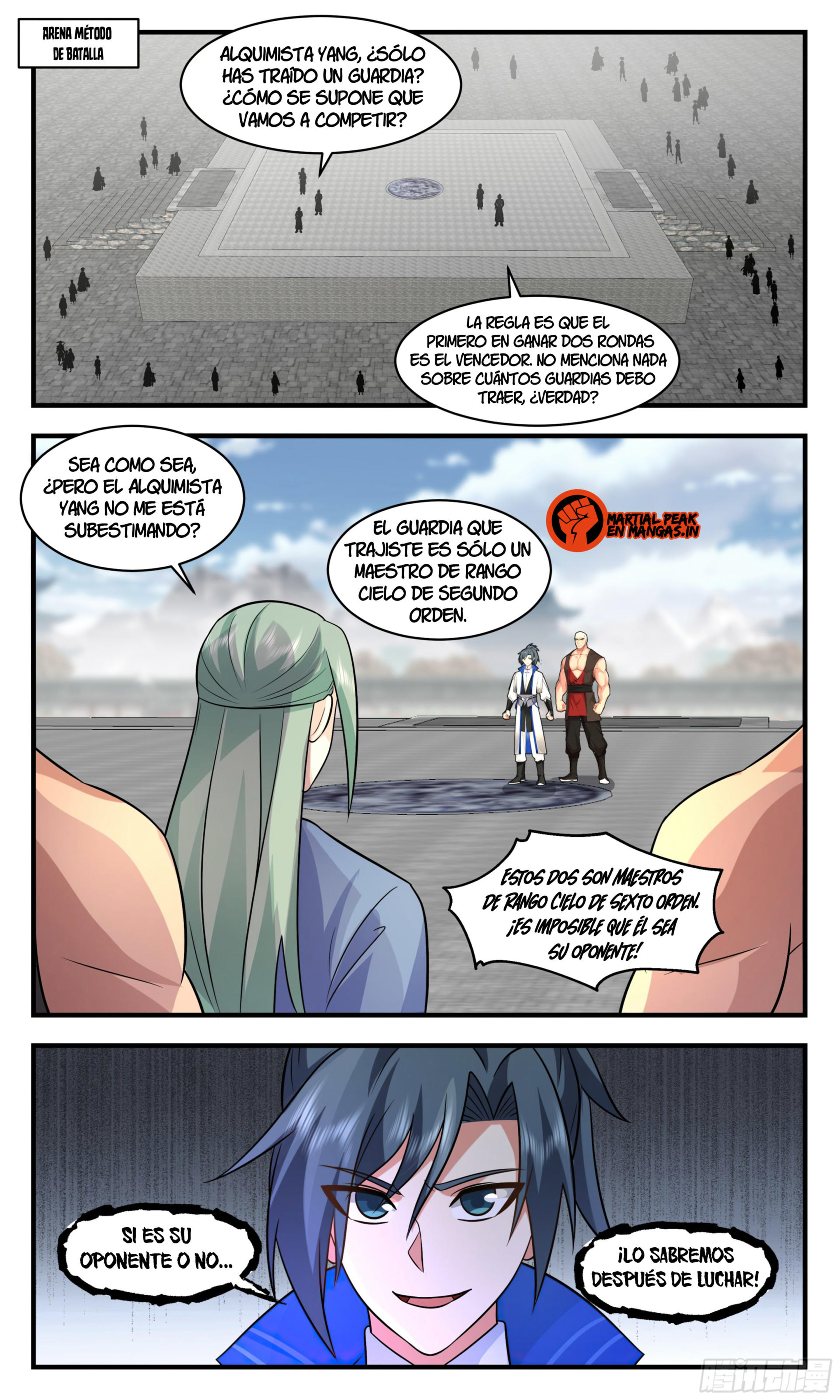 Martial Peak Capítulo 2837 - Página 11 en español