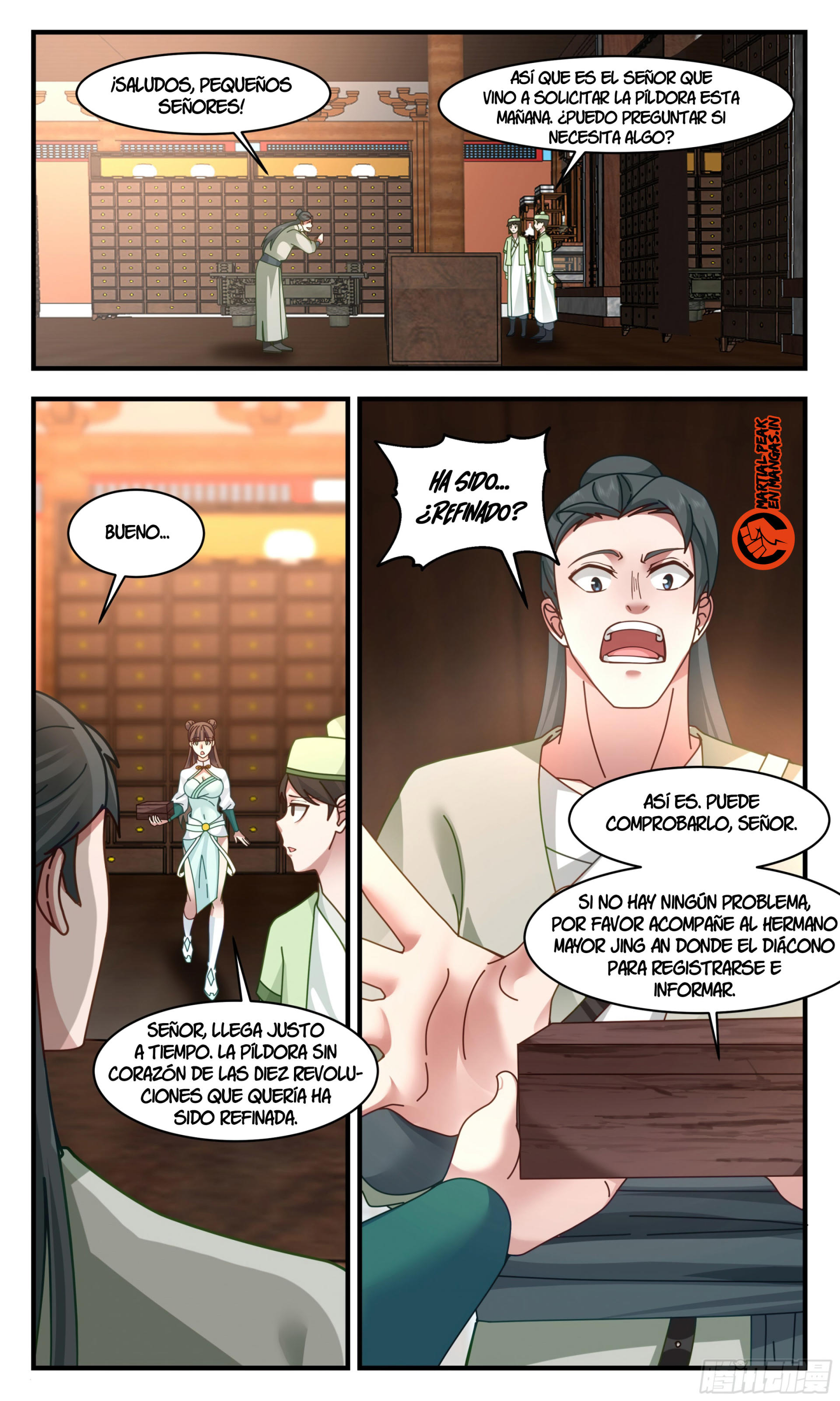 Martial Peak Capítulo 2839 - Página 12 en español