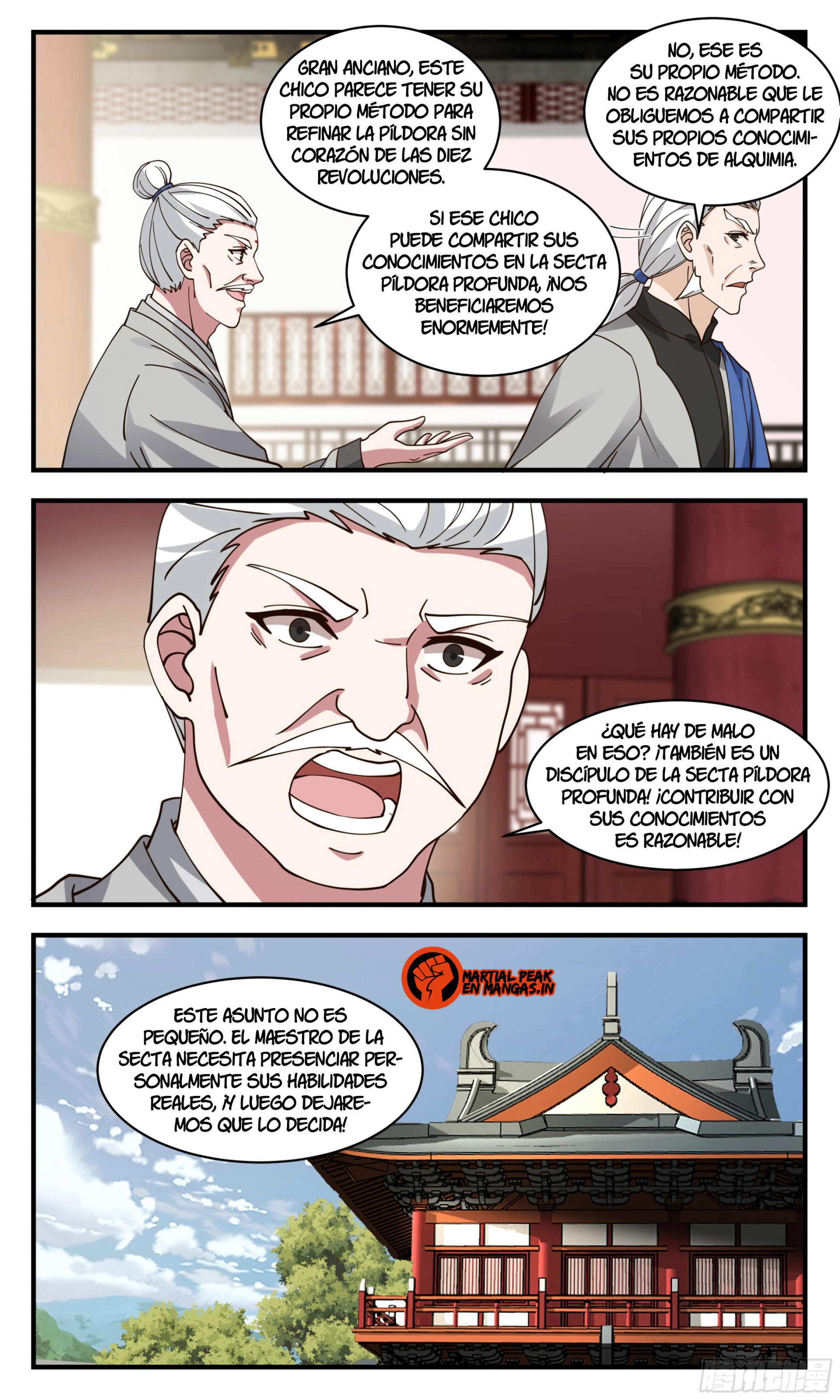 Martial Peak Capítulo 2840 - Página 5 en español