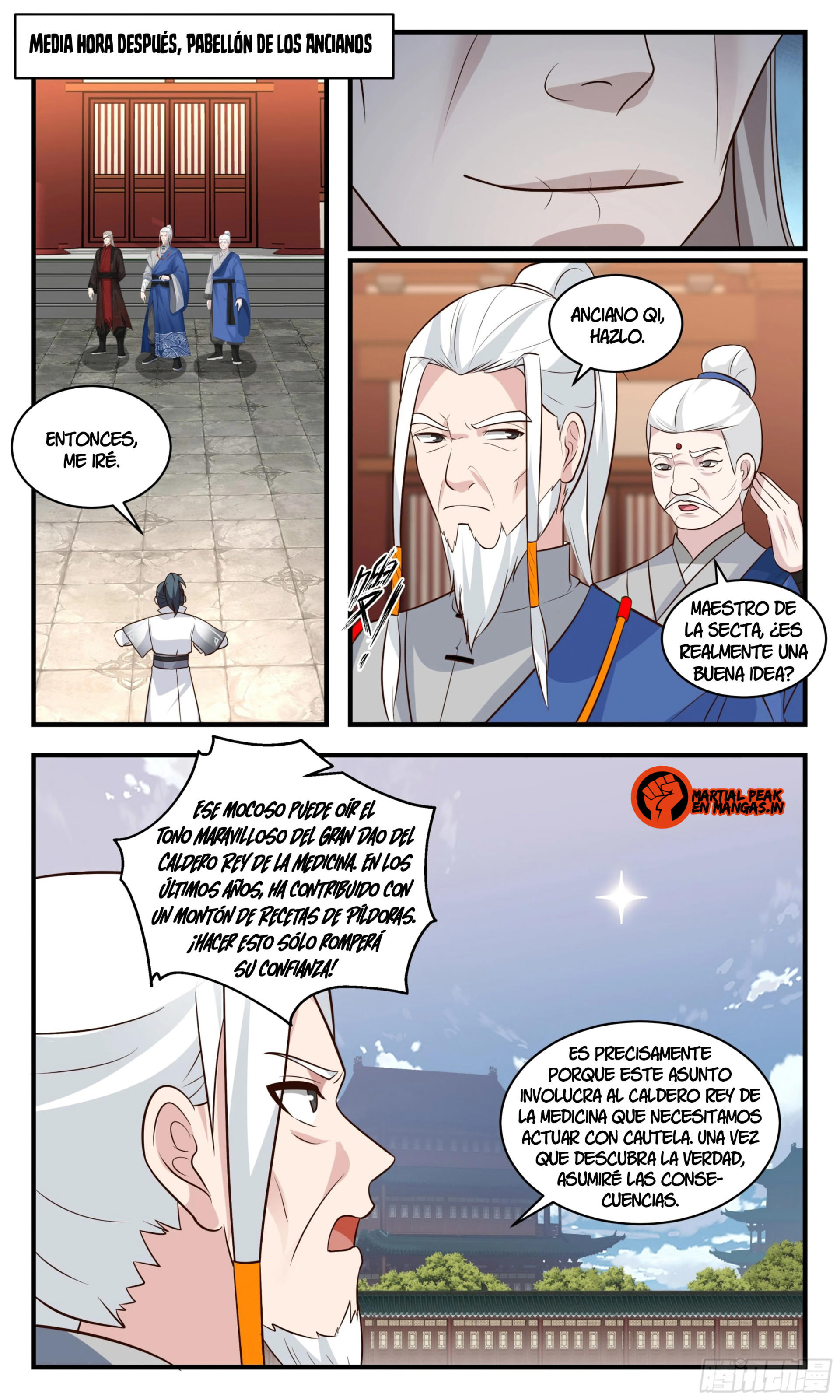 Martial Peak Capítulo 2842 - Página 3 en español