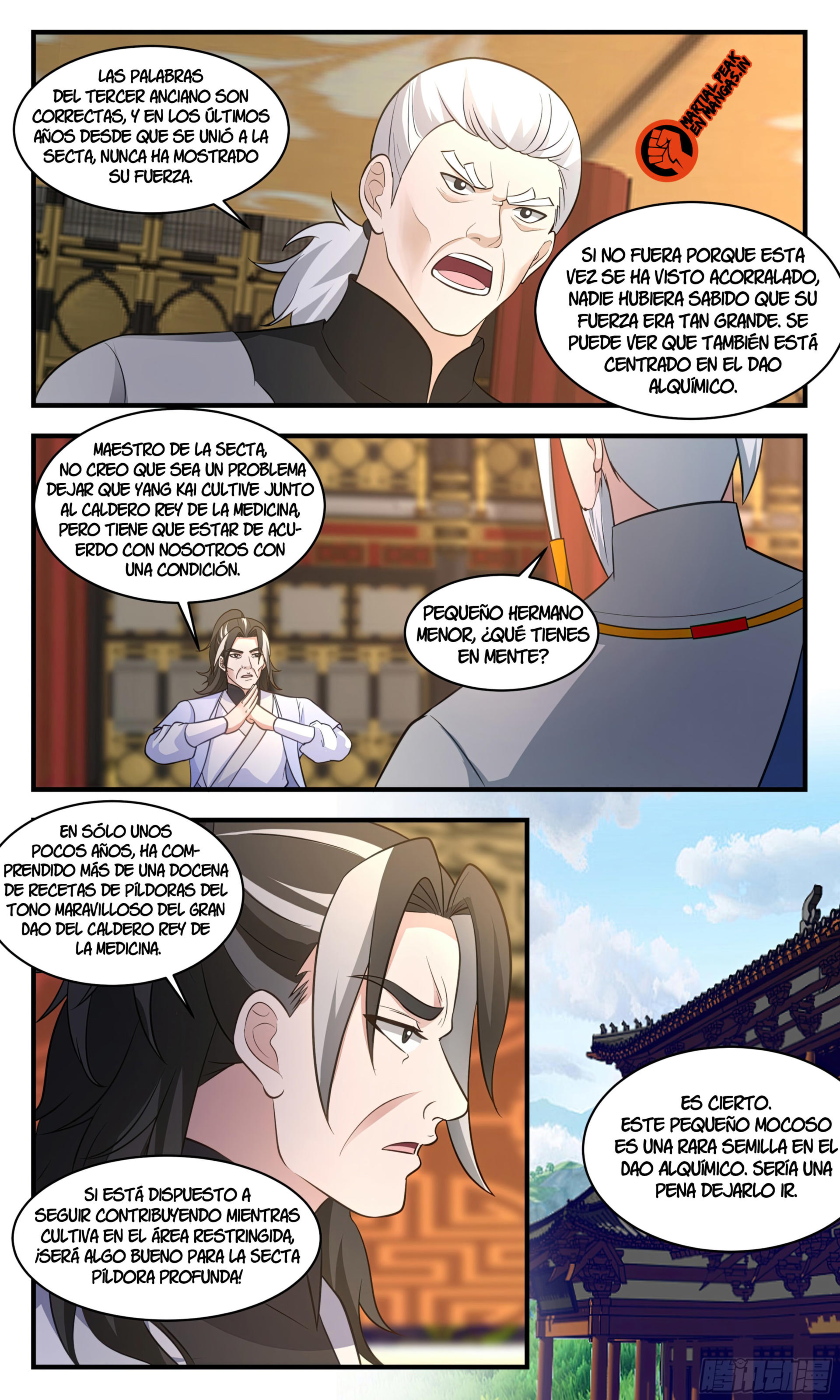 Martial Peak Capítulo 2845 - Página 9 en español