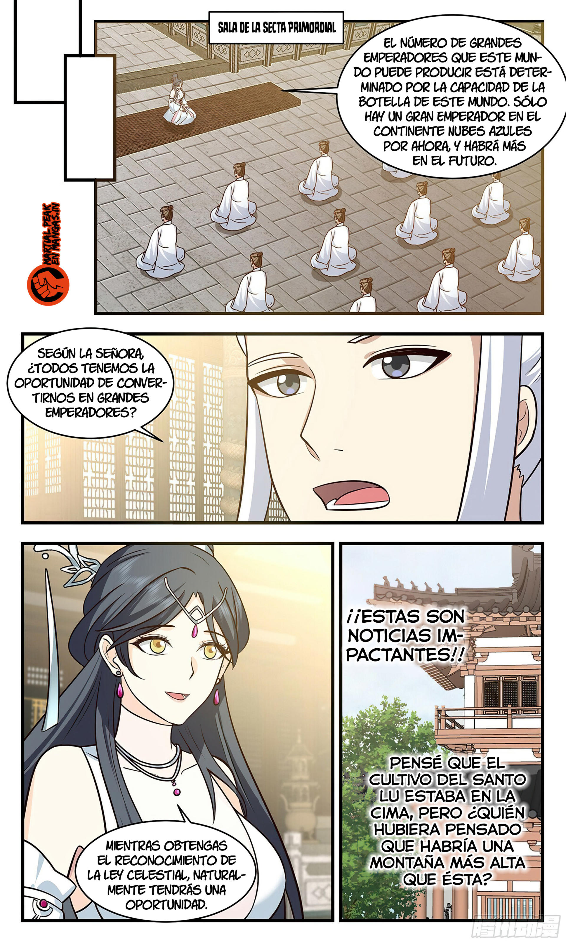 Martial Peak Capítulo 2881 - Página 8 en español