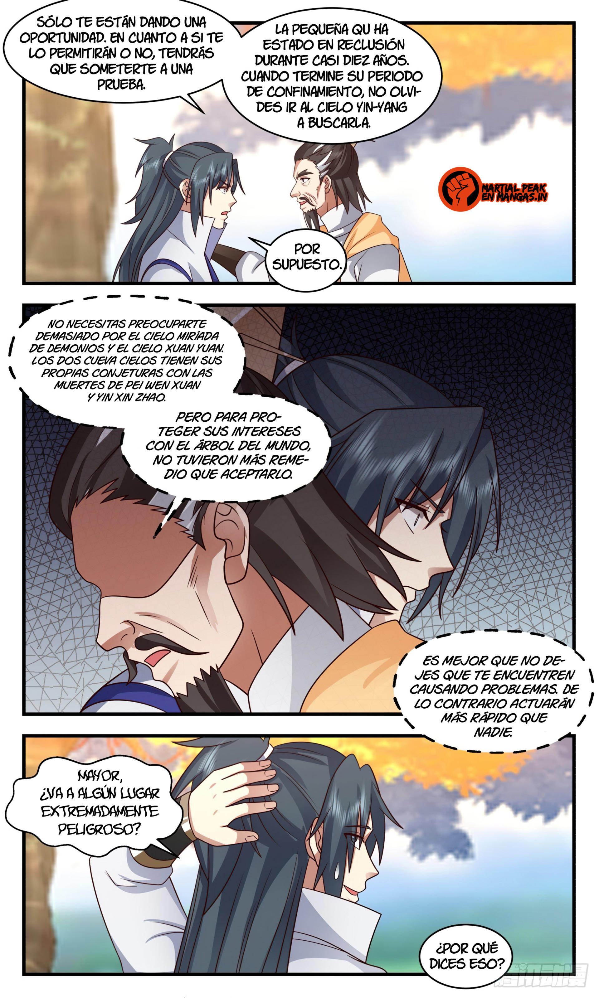 Martial Peak Capítulo 2888 - Página 11 en español