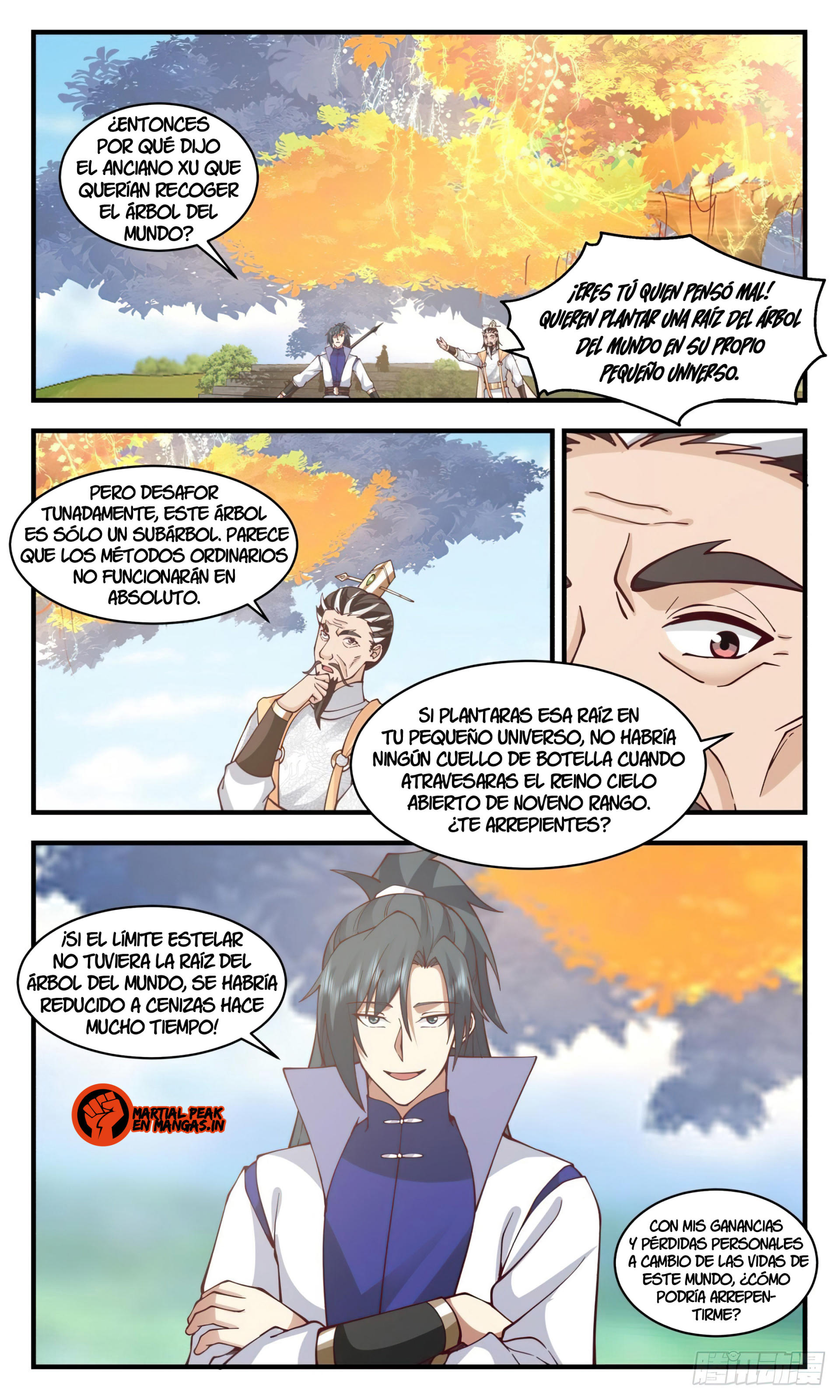 Martial Peak Capítulo 2888 - Página 9 en español