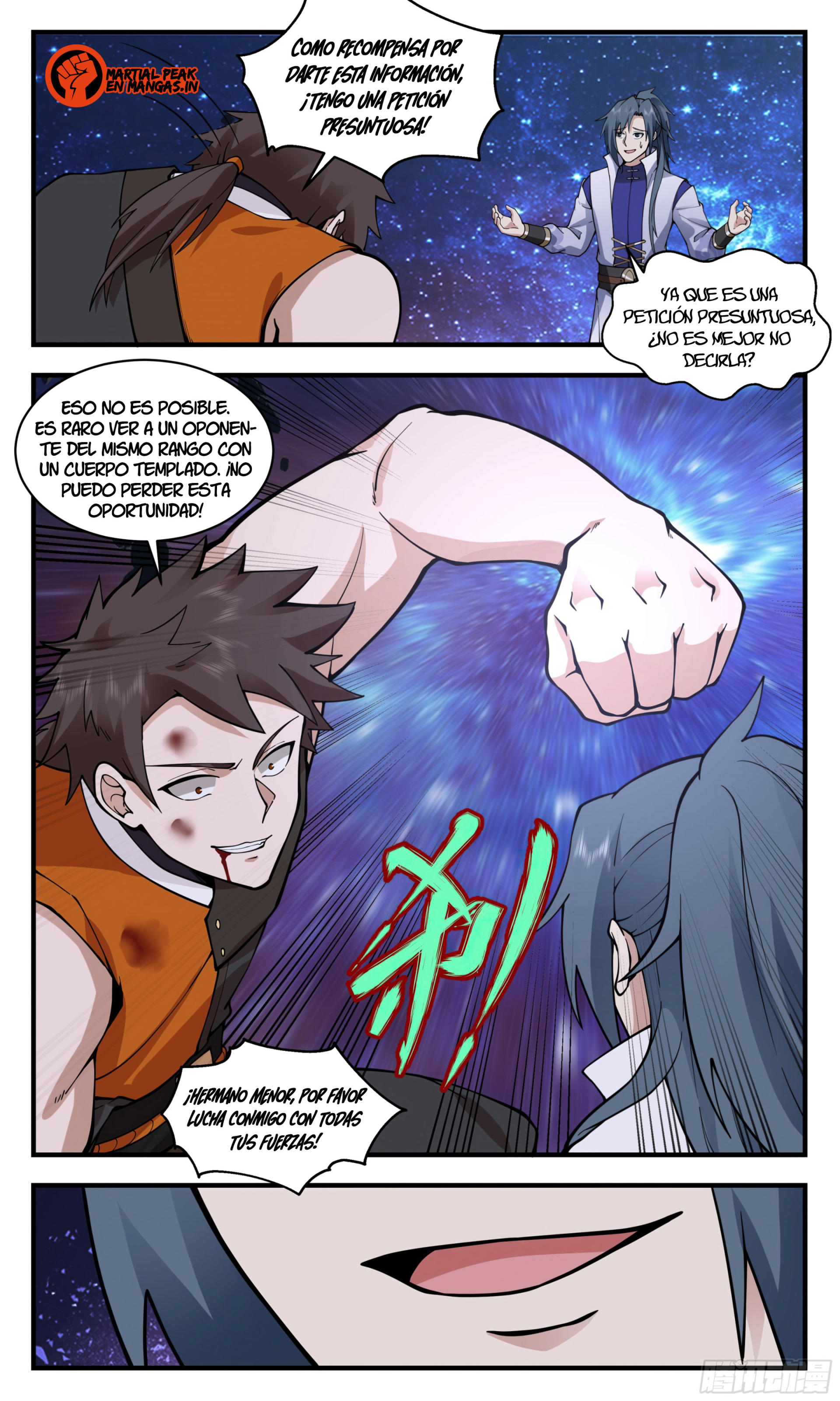Martial Peak Capítulo 2894 - Página 5 en español