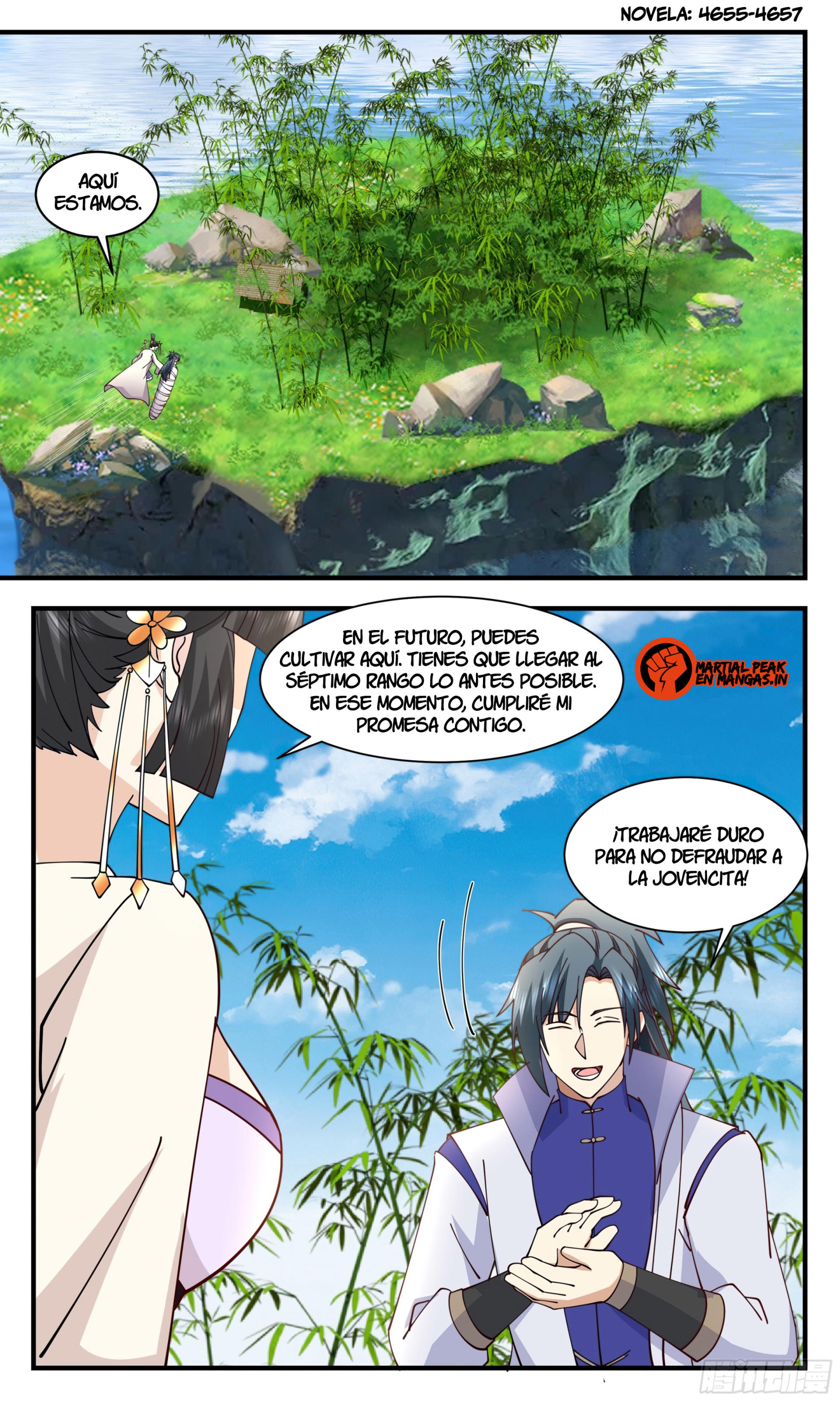 Martial Peak Capítulo 2900 - Página 13 en español