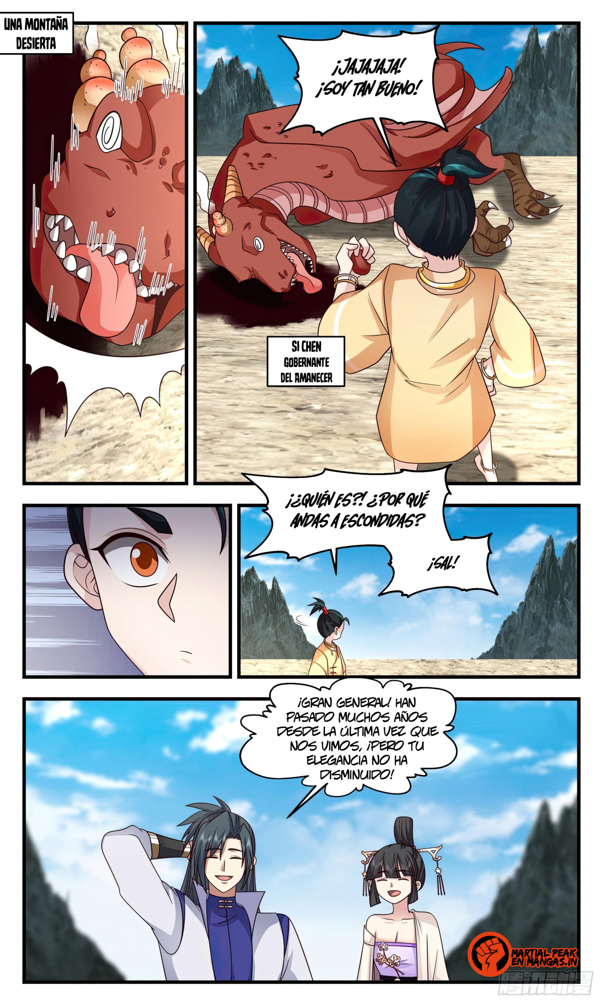 Martial Peak Capítulo 2921 - Página 5 en español