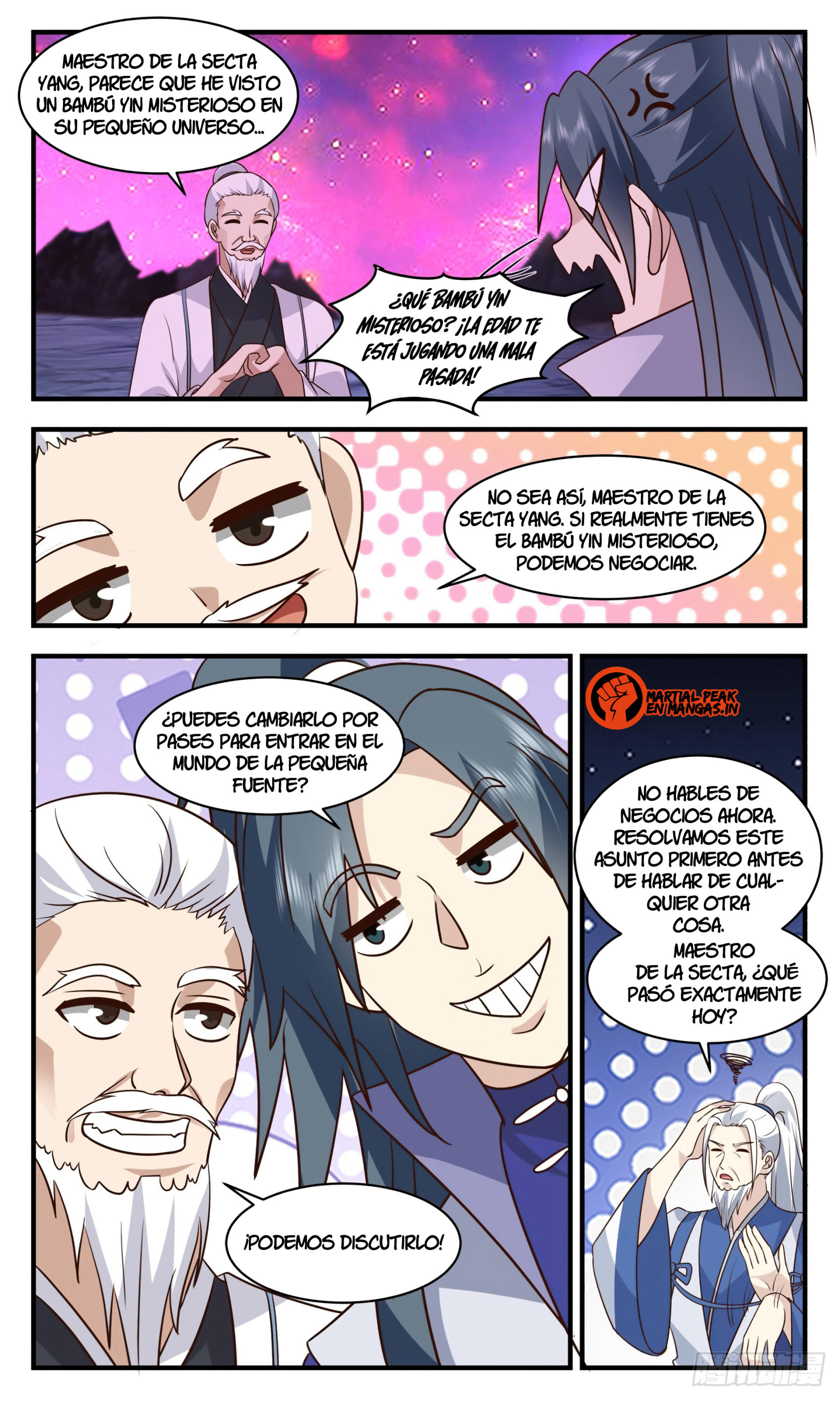 Martial Peak Capítulo 2941 - Página 9 en español