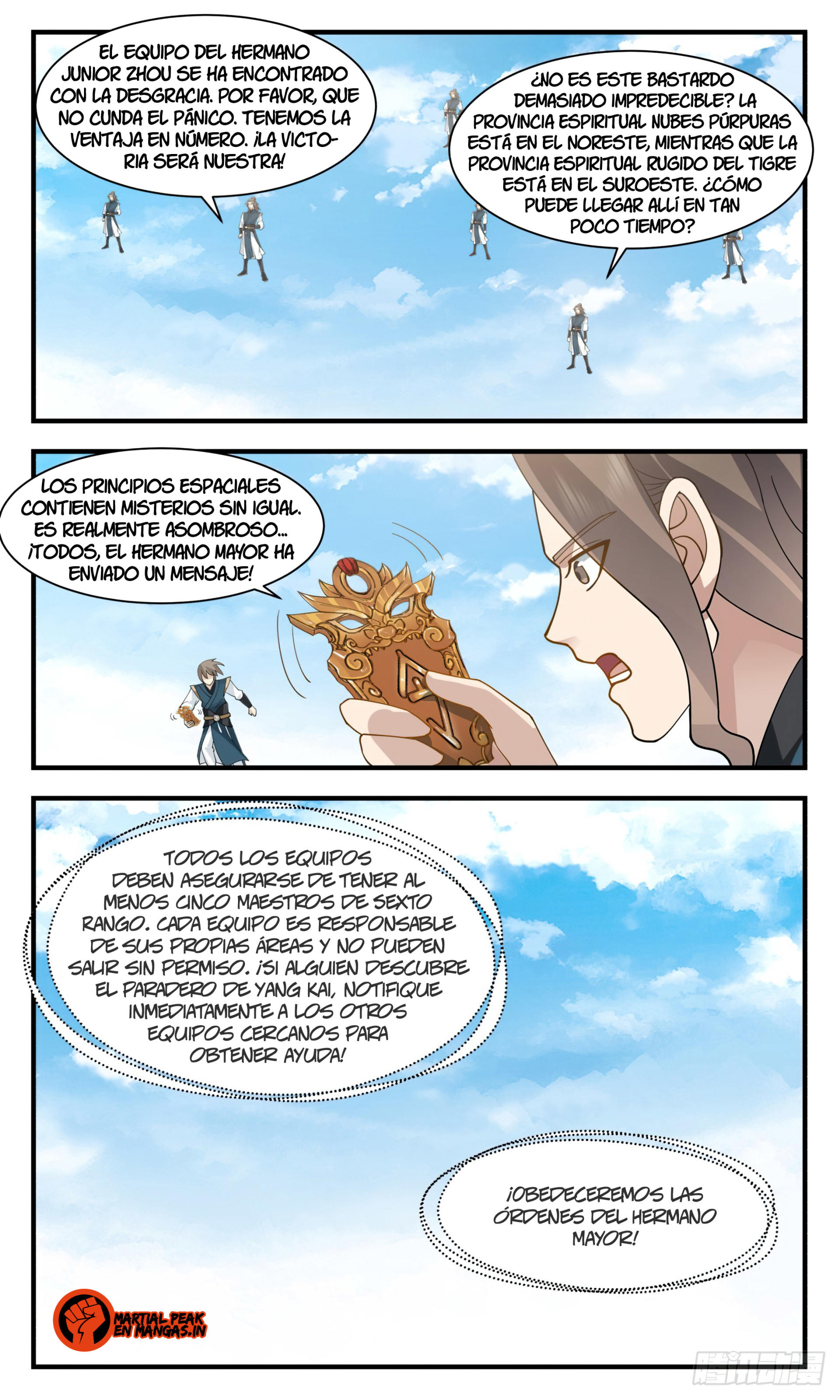 Martial Peak Capítulo 2953 - Página 3 en español