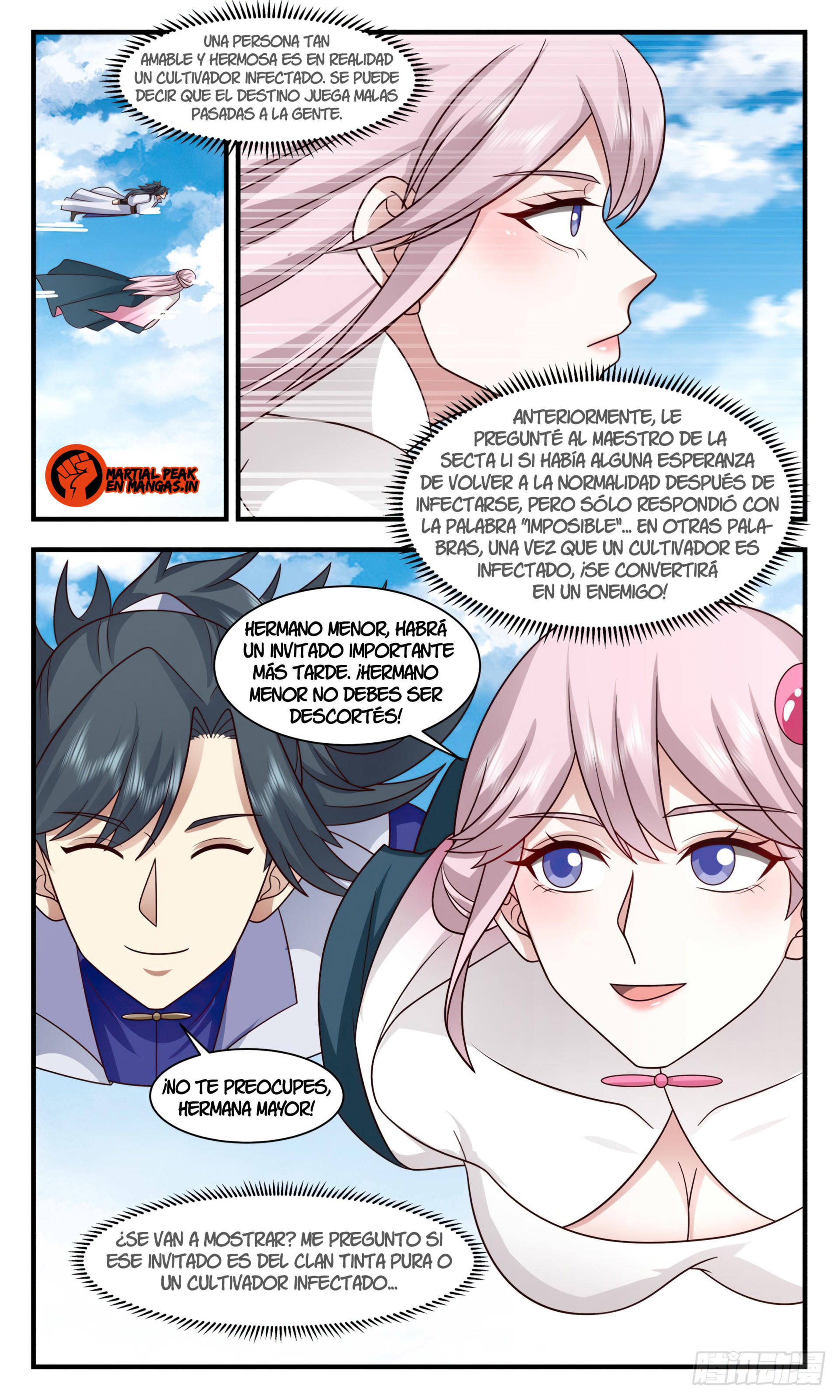 Martial Peak Capítulo 2959 - Página 10 en español