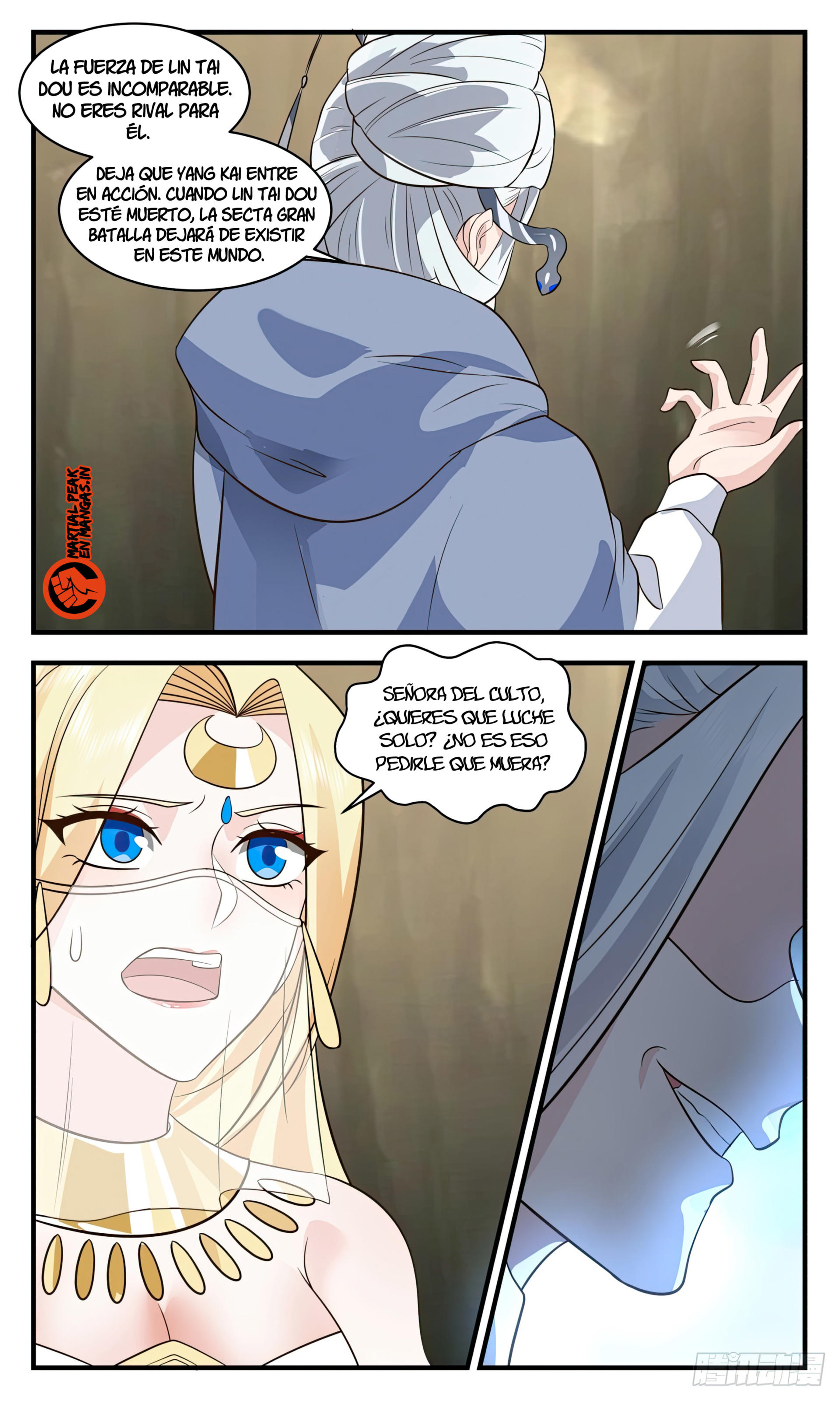 Martial Peak Capítulo 2997 - Página 9 en español