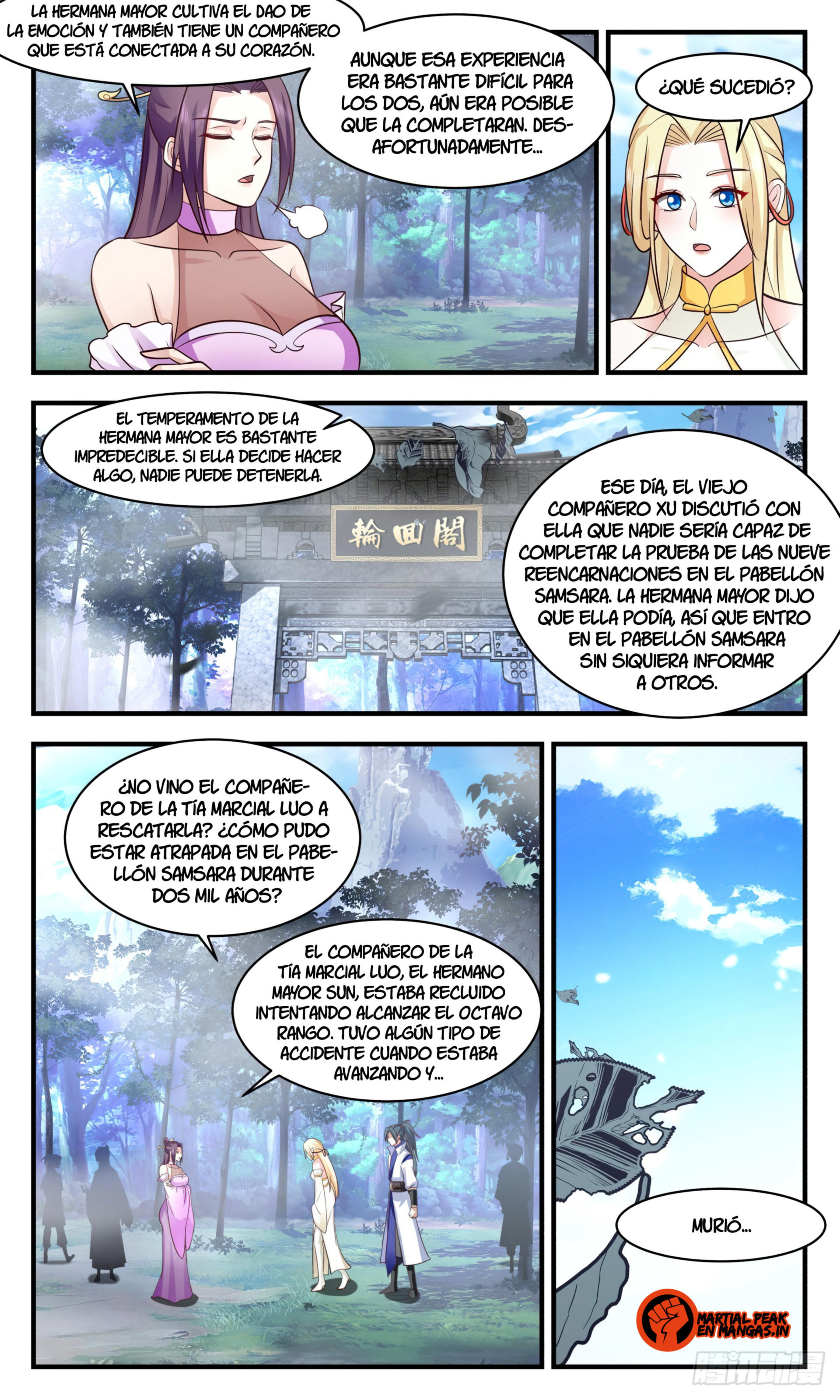 Martial Peak Capítulo 2999 - Página 8 en español