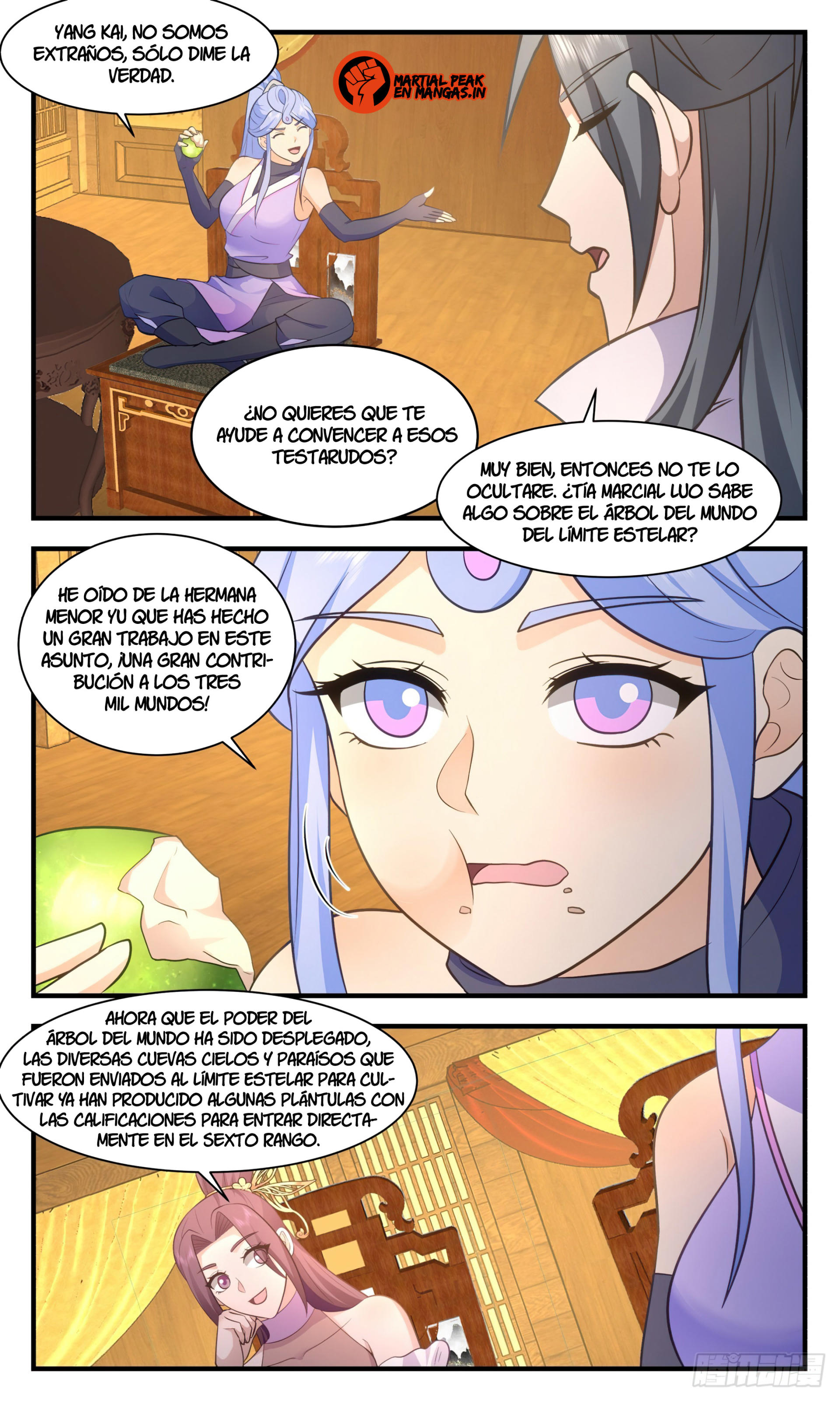 Martial Peak Capítulo 3002 - Página 7 en español