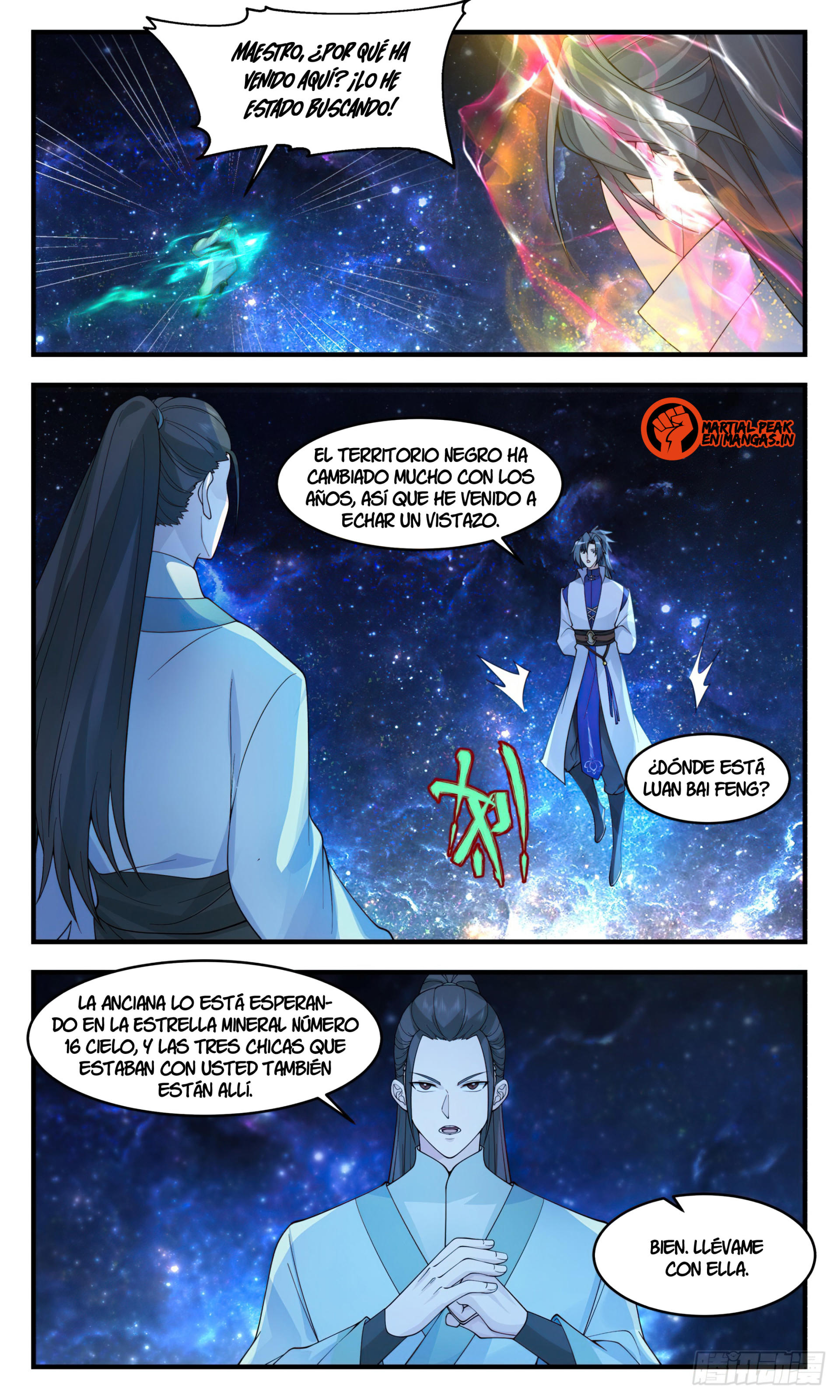 Martial Peak Capítulo 3007 - Página 3 en español