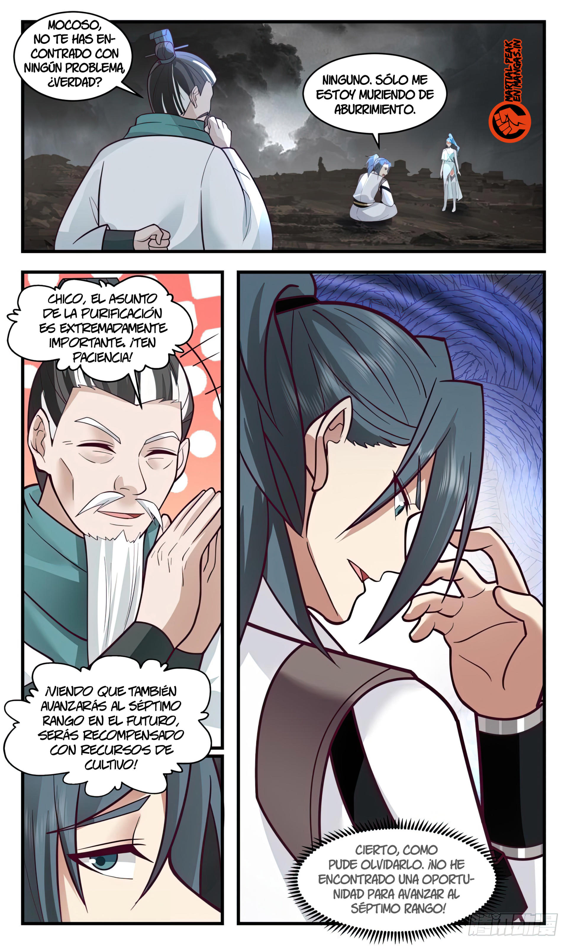 Martial Peak Capítulo 3056 - Página 9 en español