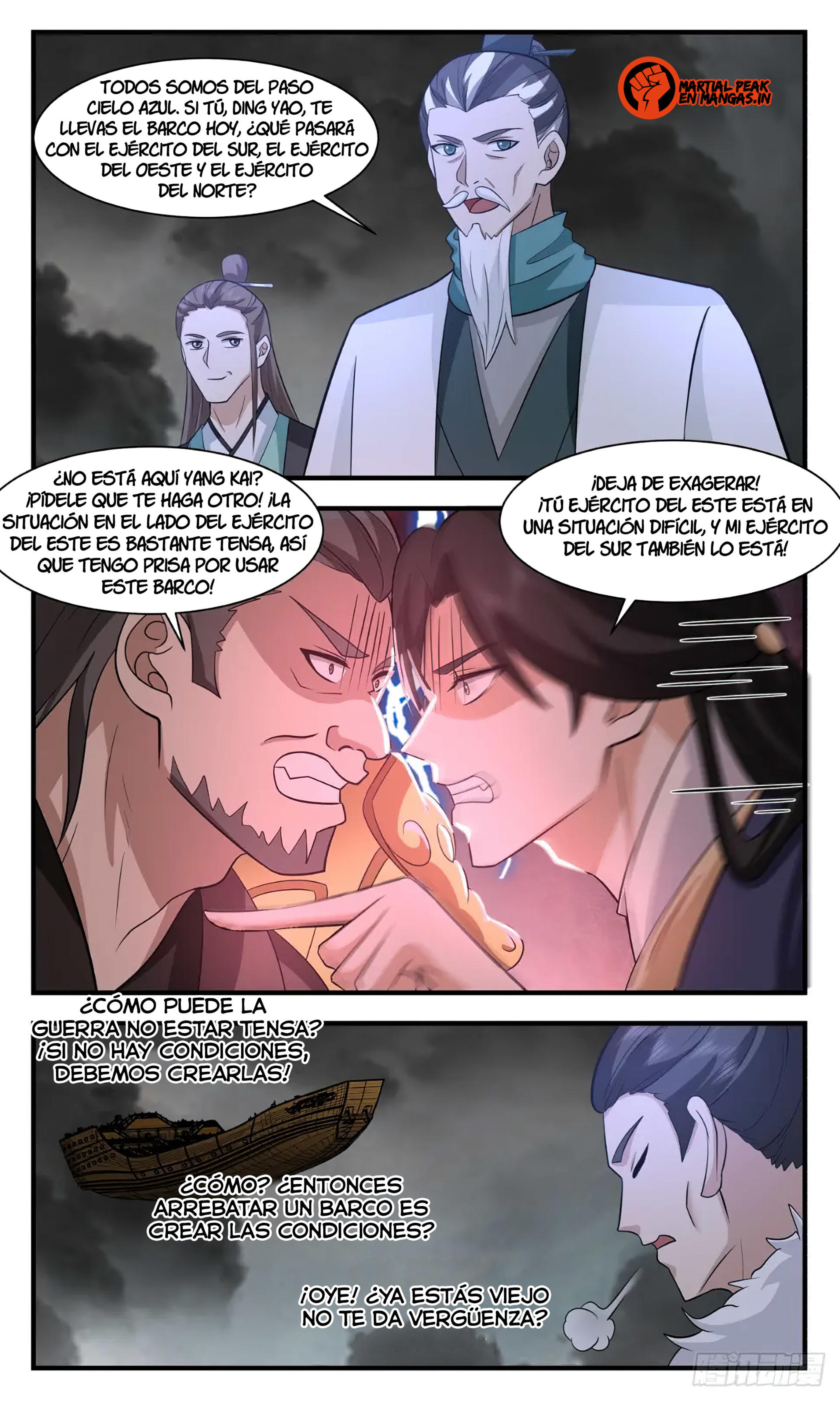 Martial Peak Capítulo 3059 - Página 10 en español