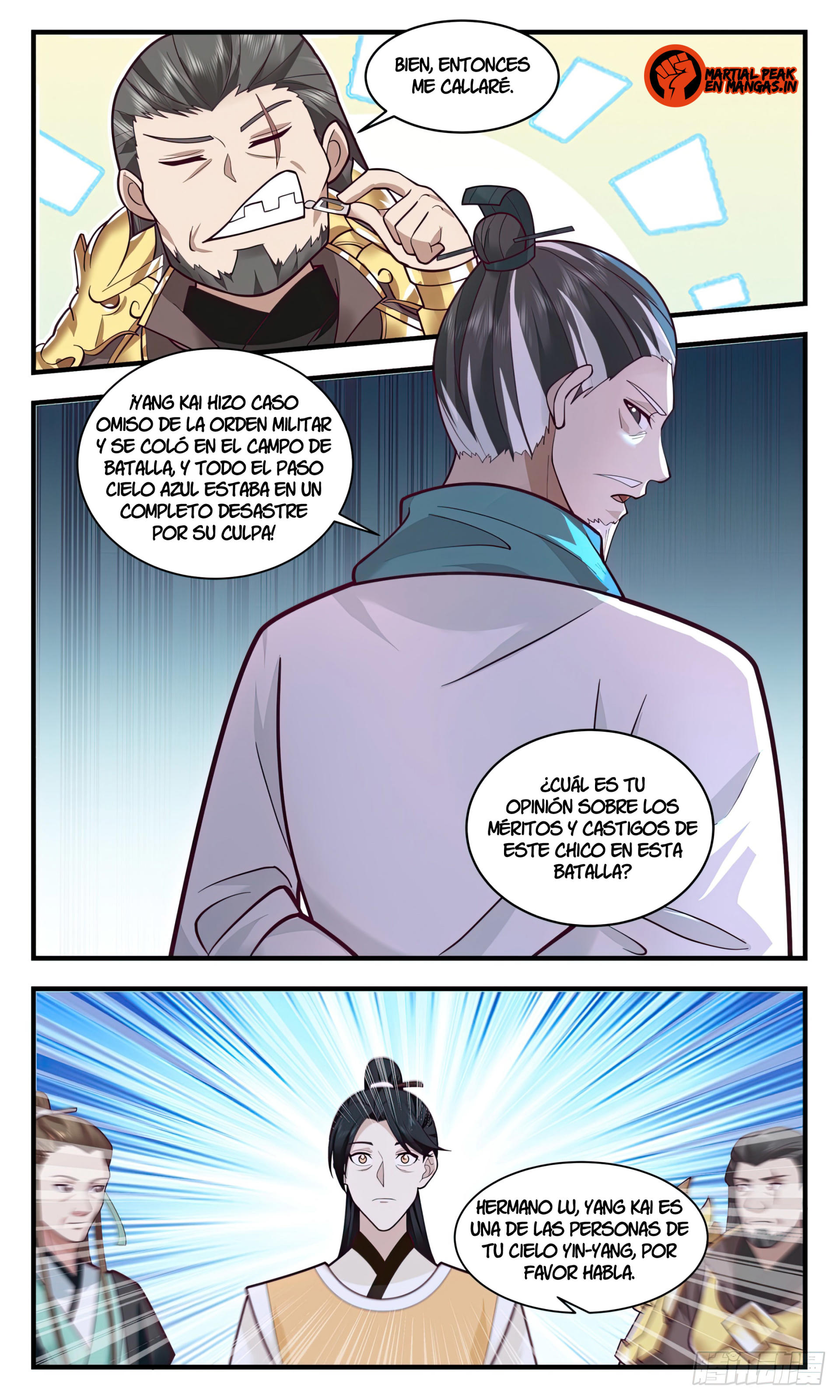 Martial Peak Capítulo 3067 - Página 4 en español