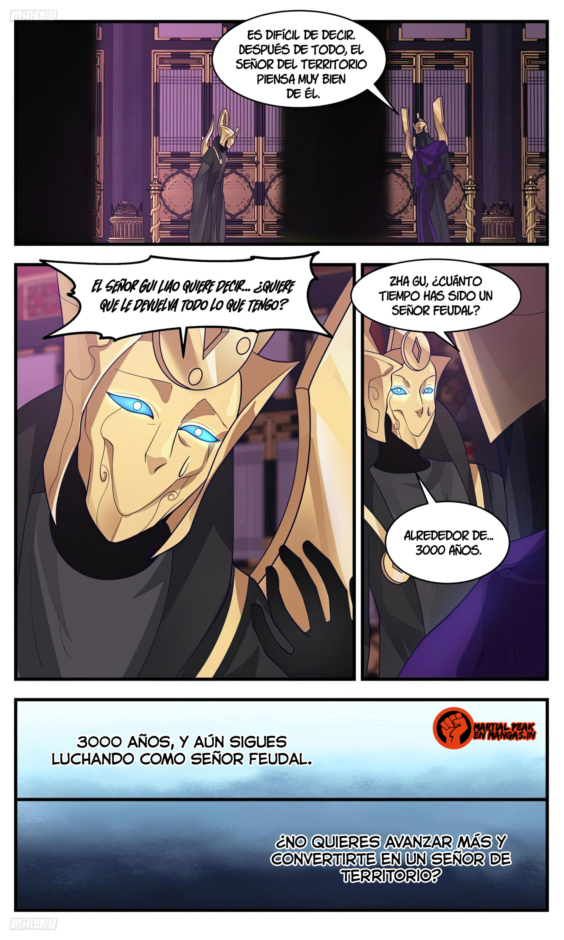 Martial Peak Capítulo 3122 - Página 8 en español