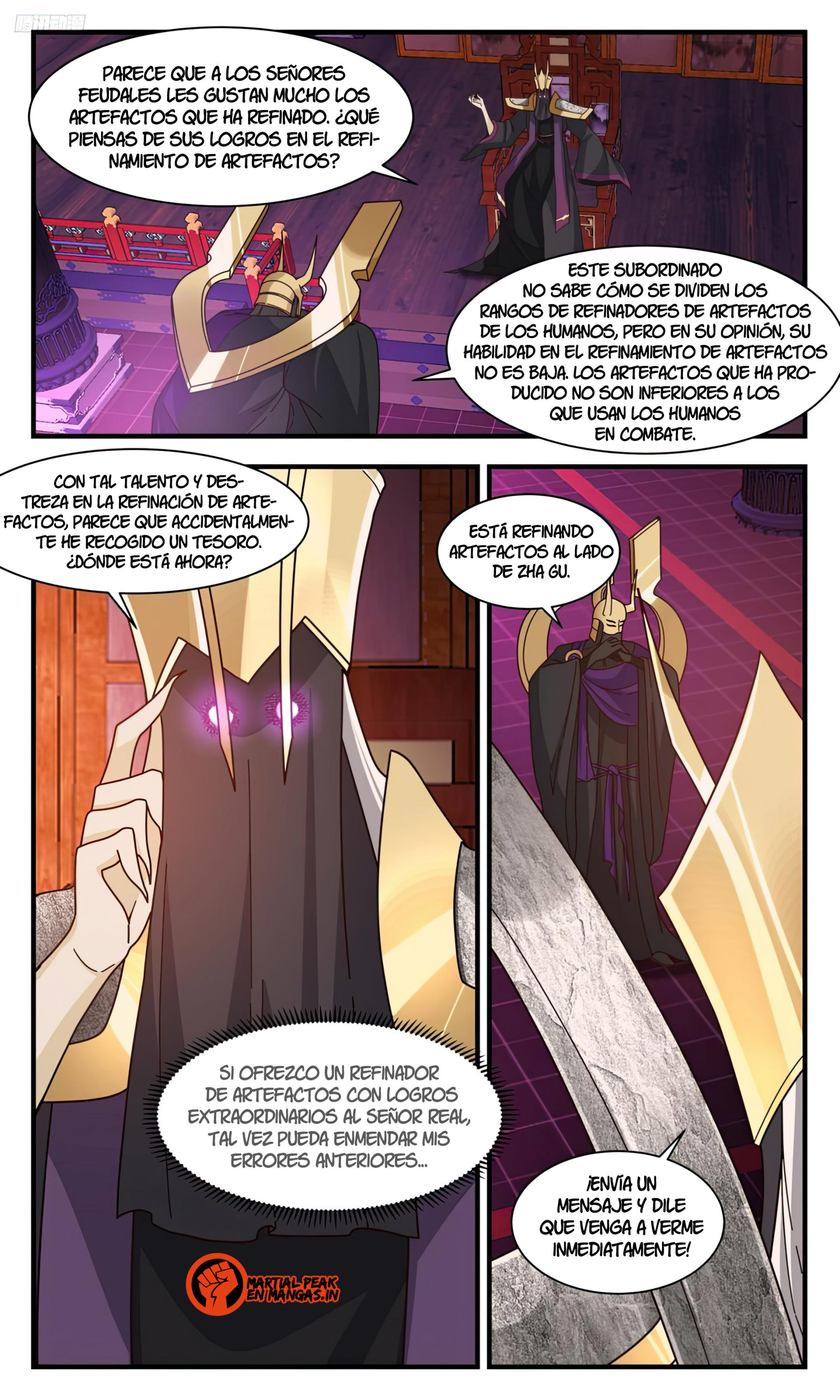 Martial Peak Capítulo 3125 - Página 6 en español