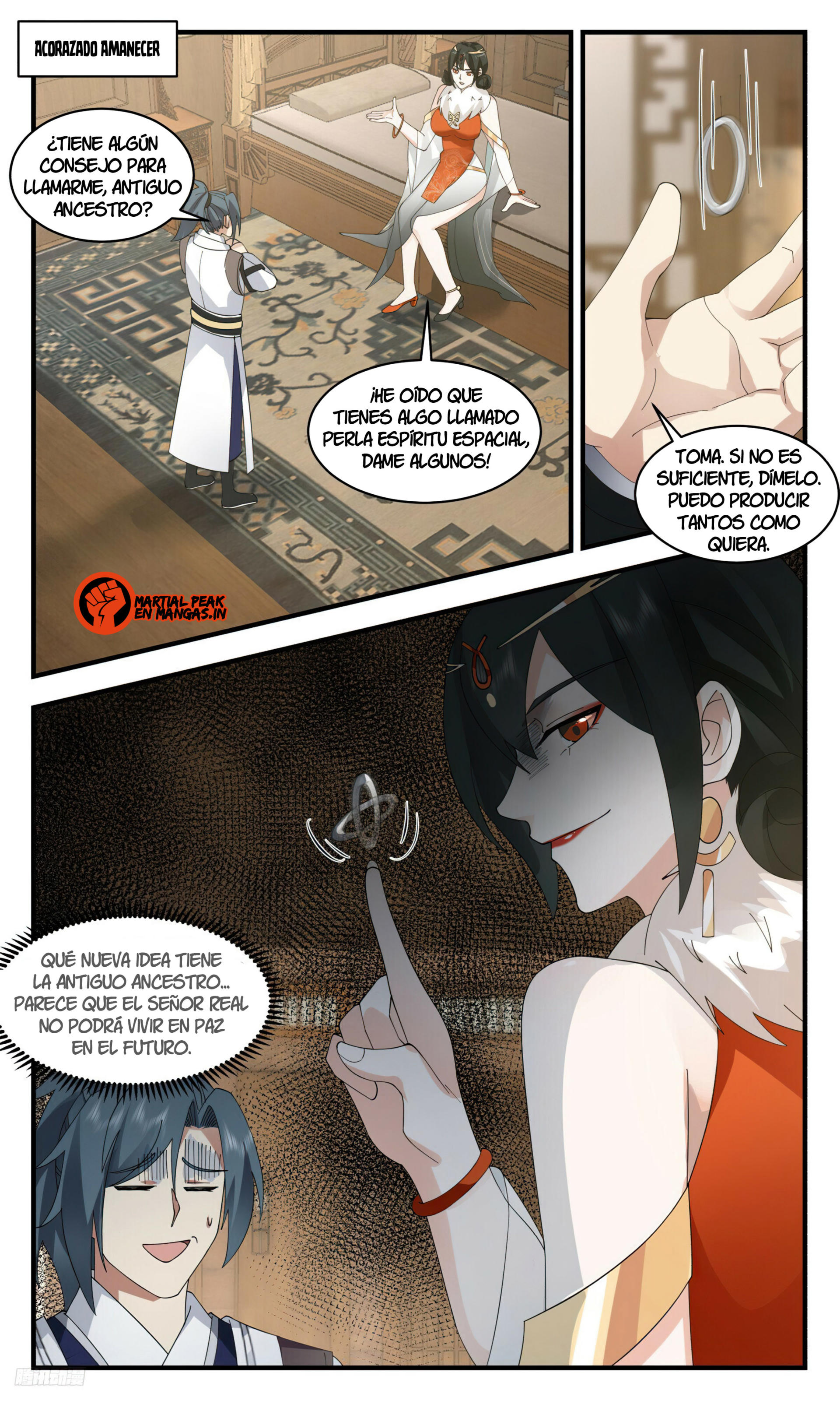 Martial Peak Capítulo 3196 - Página 11 en español
