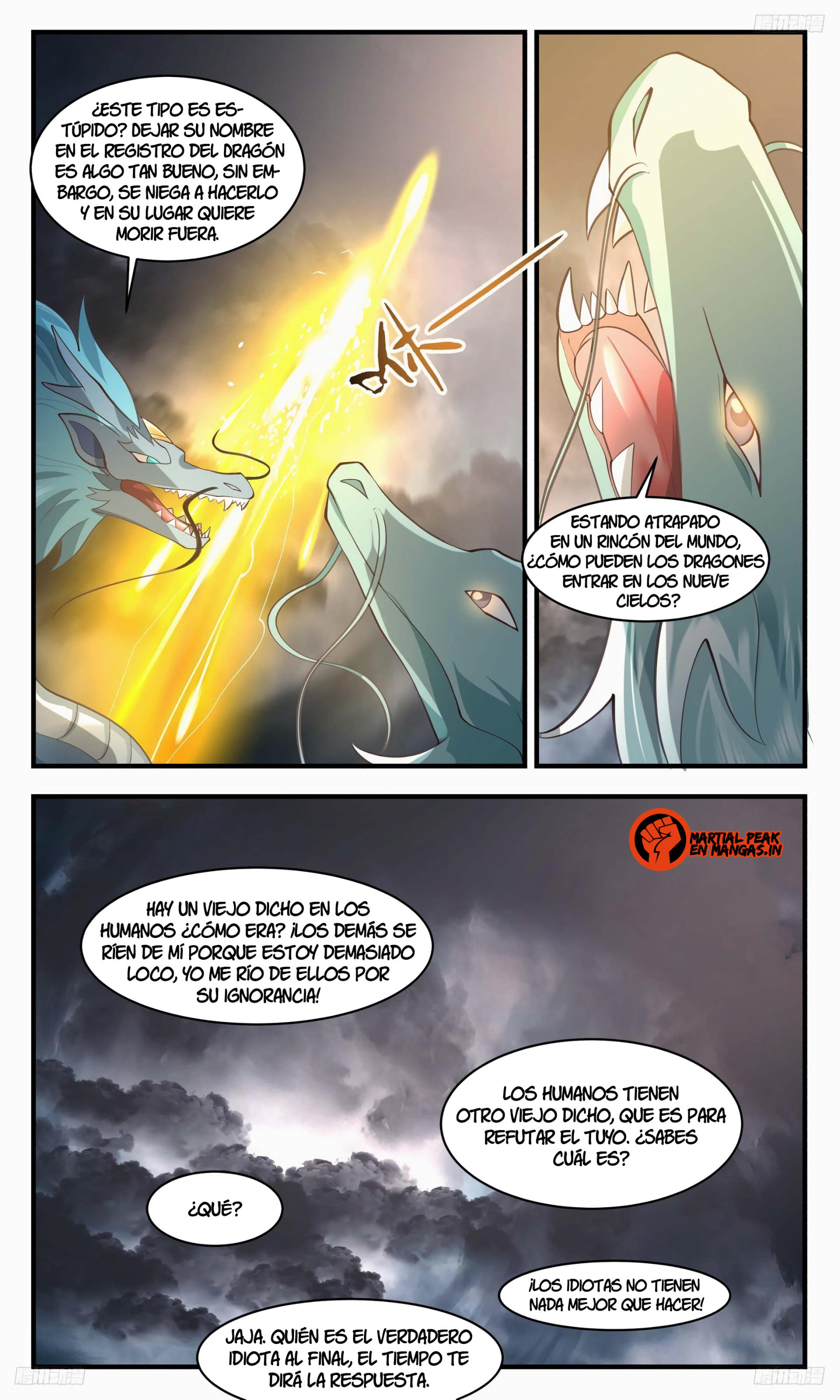 Martial Peak Capítulo 3230 - Página 11 en español