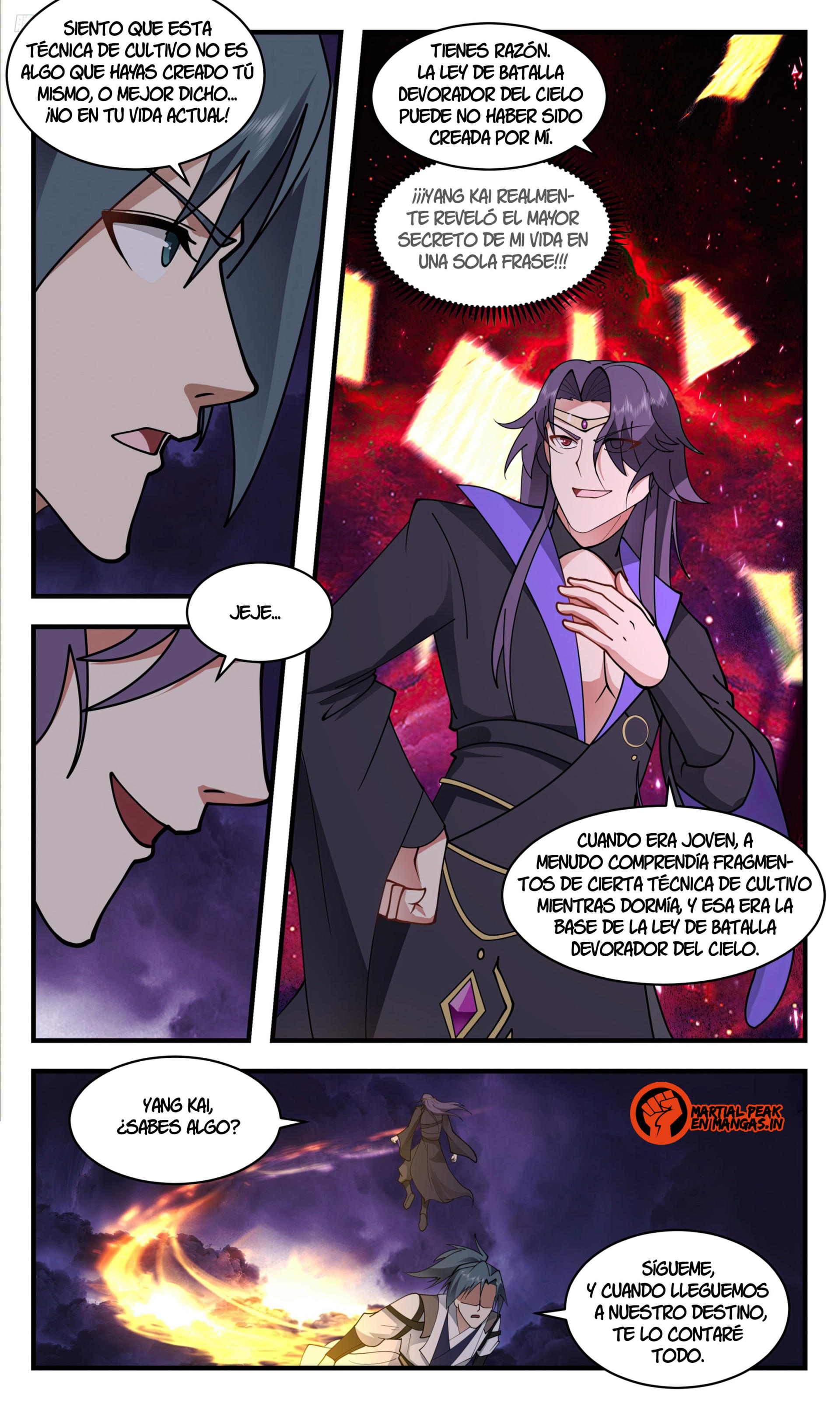 Martial Peak Capítulo 3340 - Página 12 en español