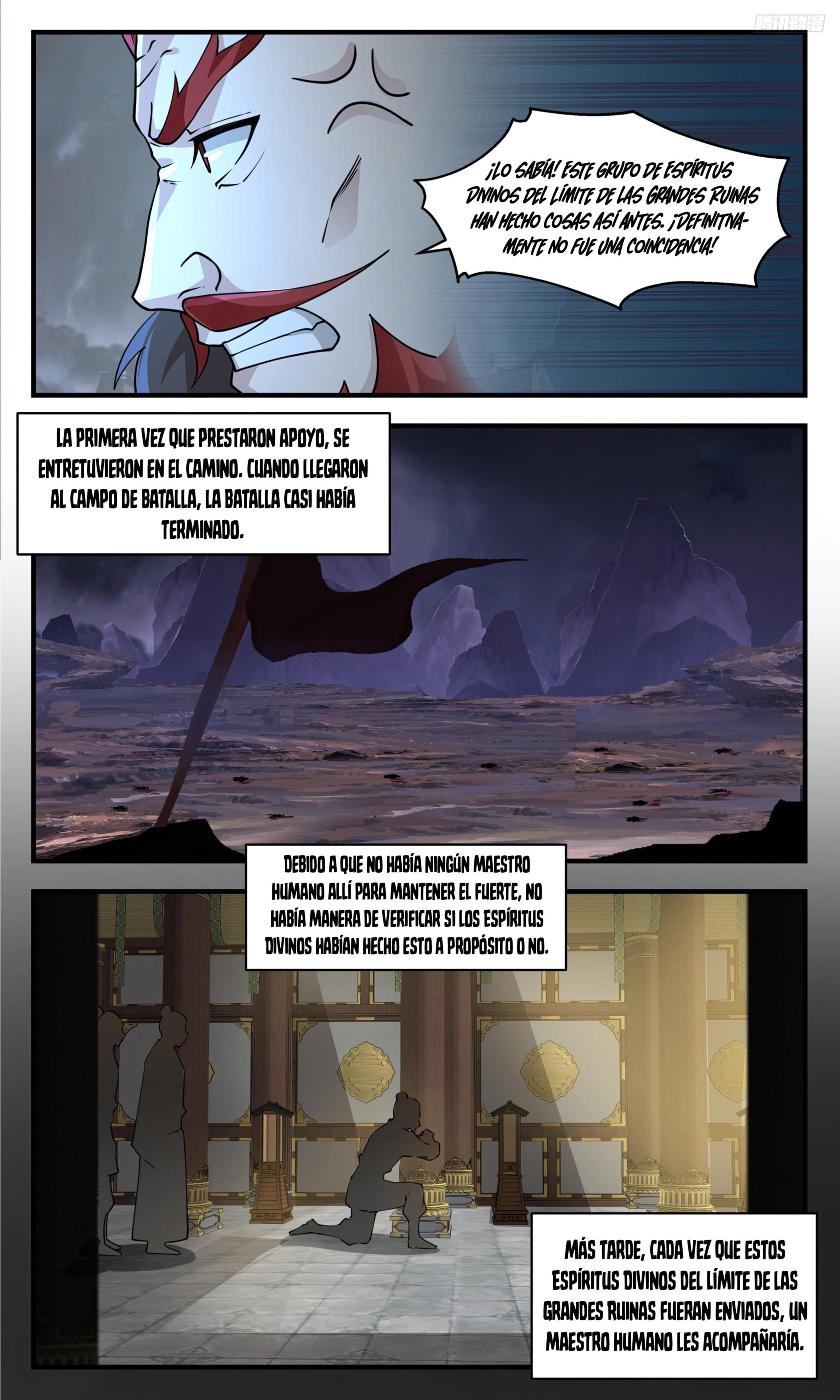 Martial Peak Capítulo 3352 - Página 12 en español