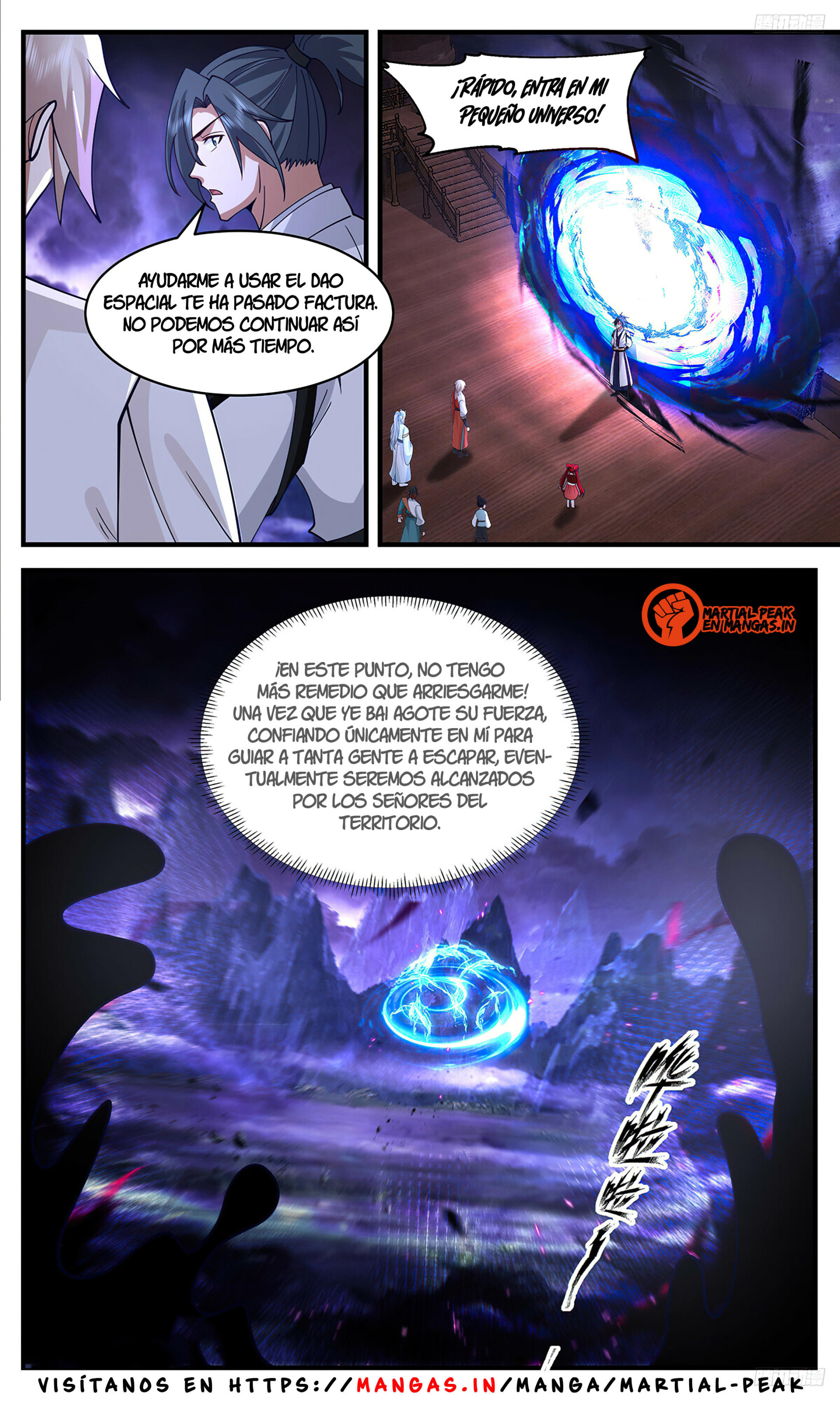 Martial Peak Capítulo 3369 - Página 10 en español