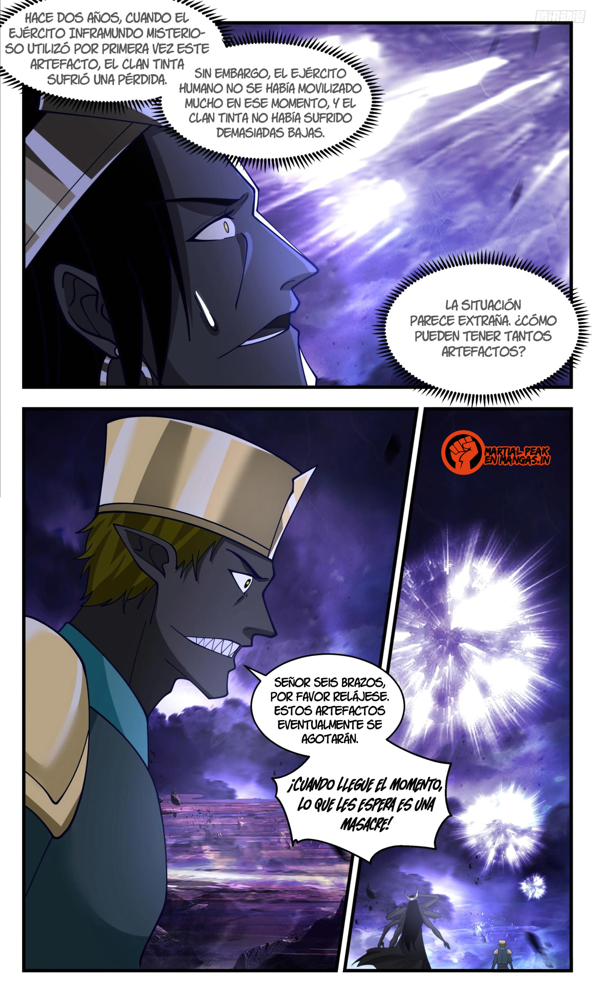 Martial Peak Capítulo 3388 - Página 9 en español