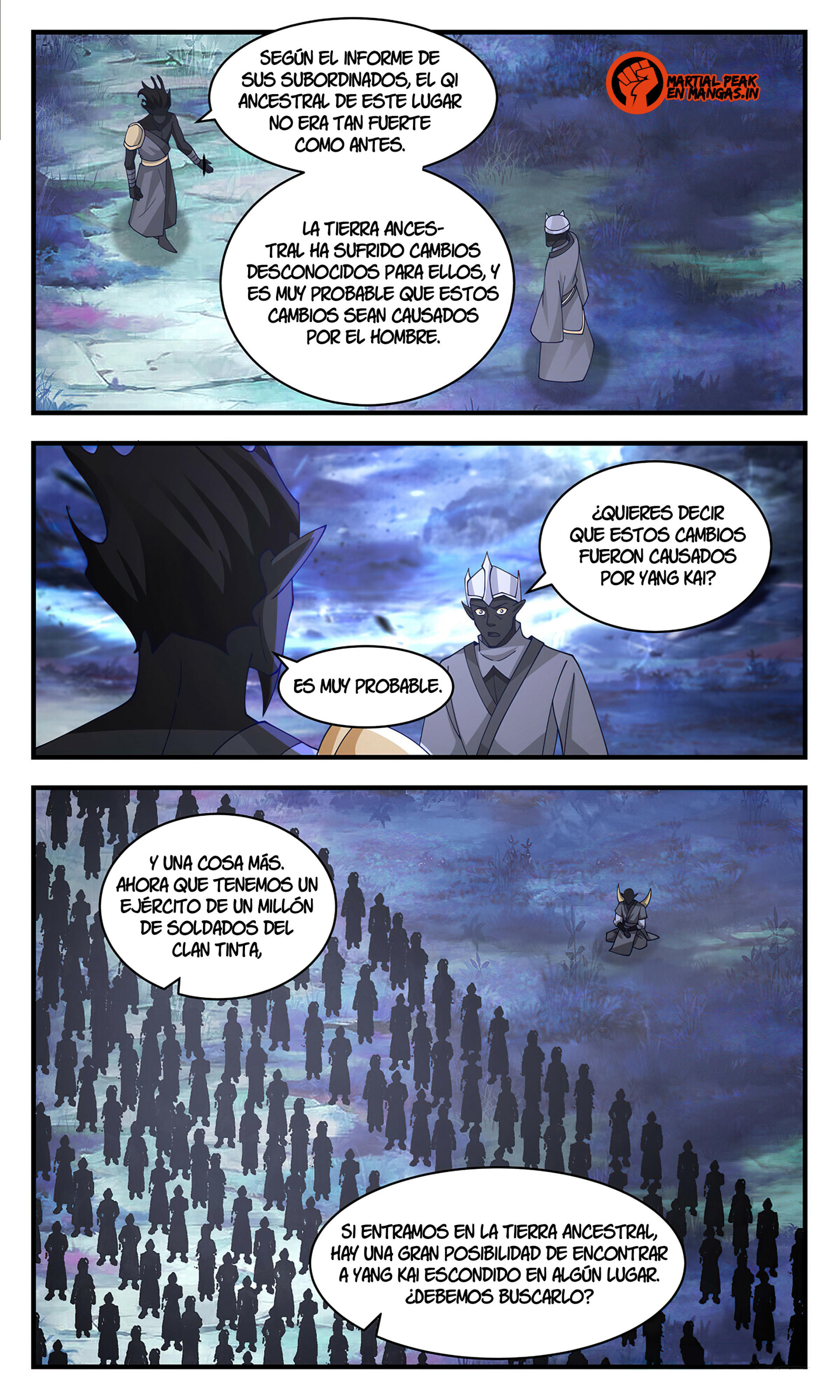 Martial Peak Capítulo 3429 - Página 12 en español