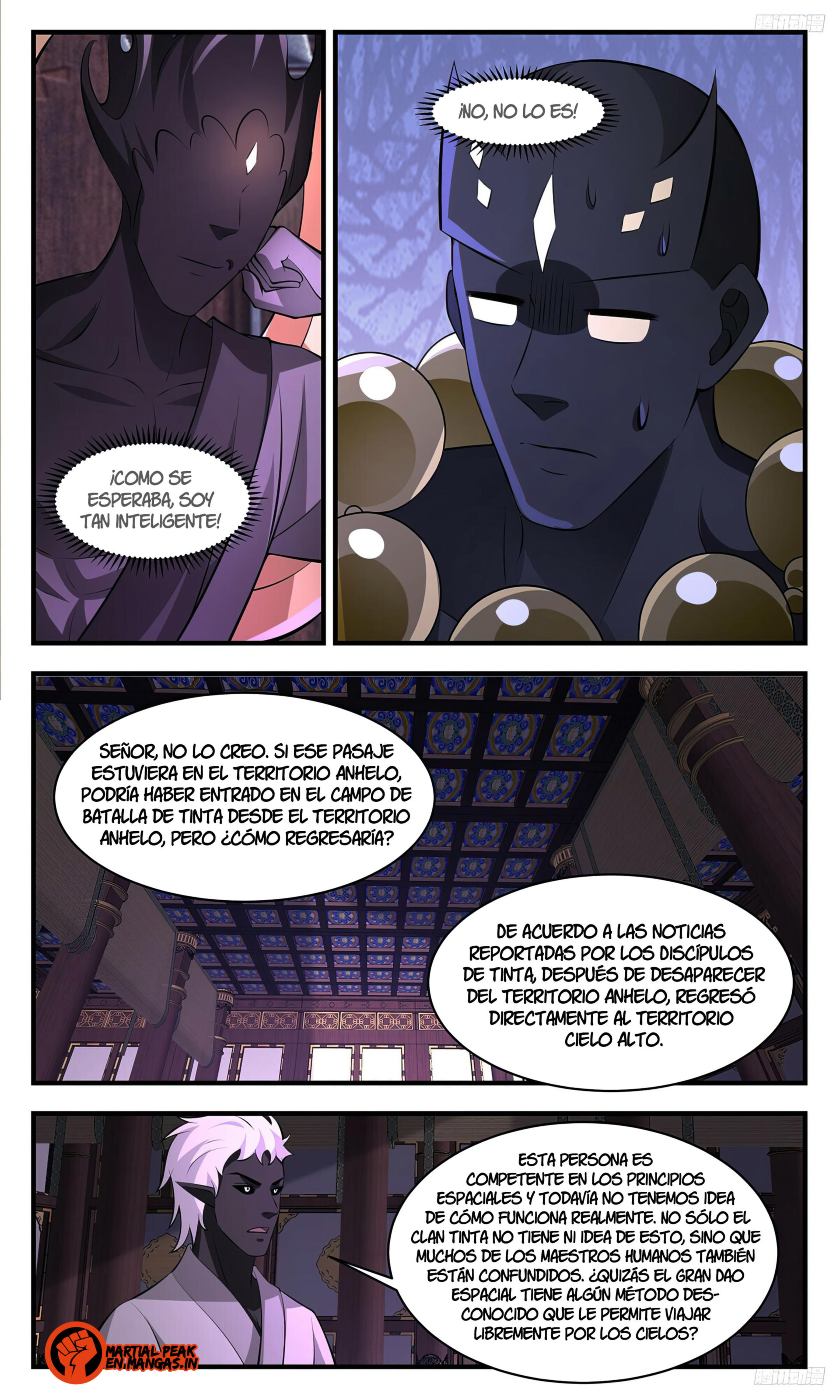 Martial Peak Capítulo 3442 - Página 10 en español